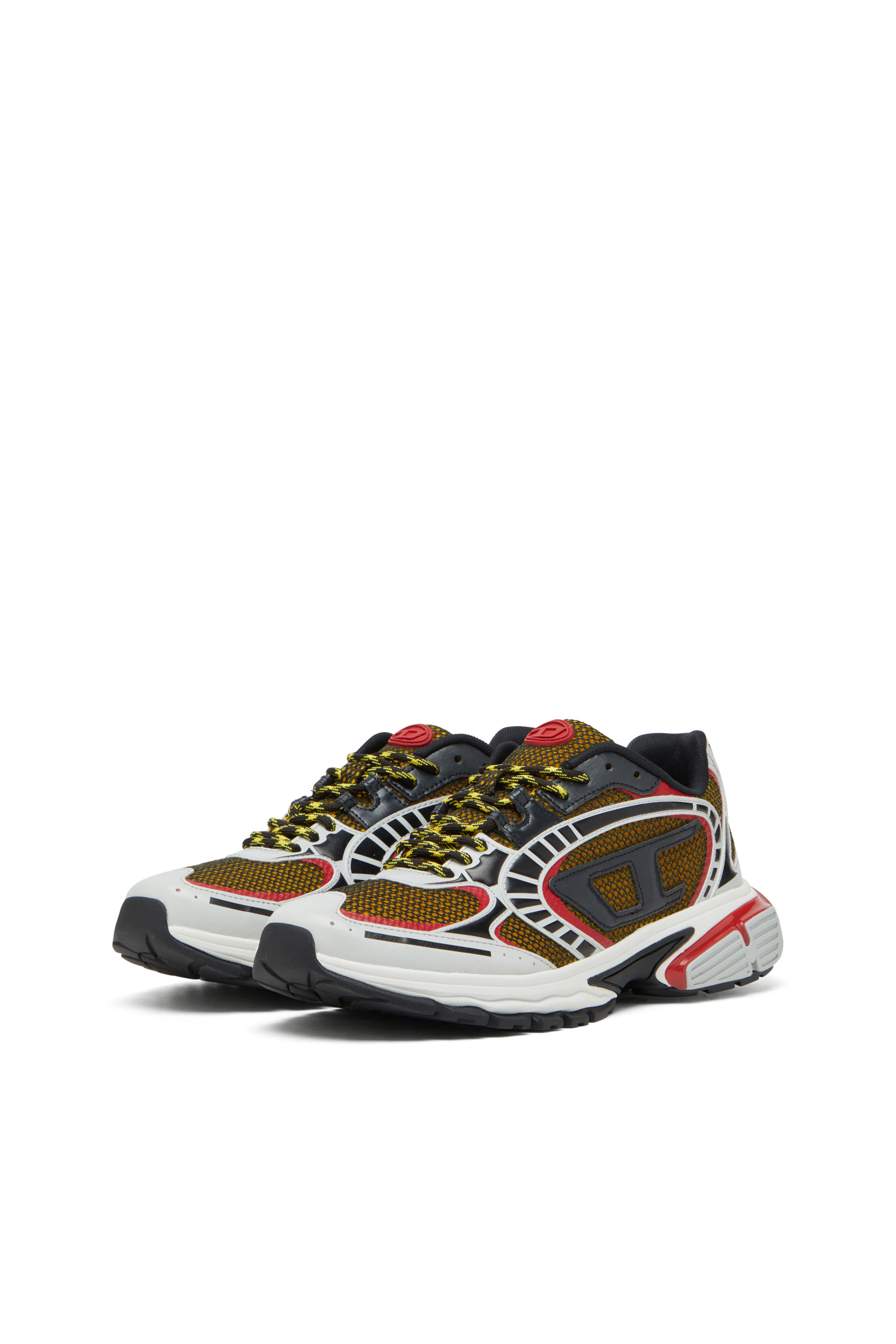 Diesel - S-PRO-V-DENSE LOW, S-Pro-V-Dense-Sneaker in rete con logo Oval D Uomo in Multicolor - 8