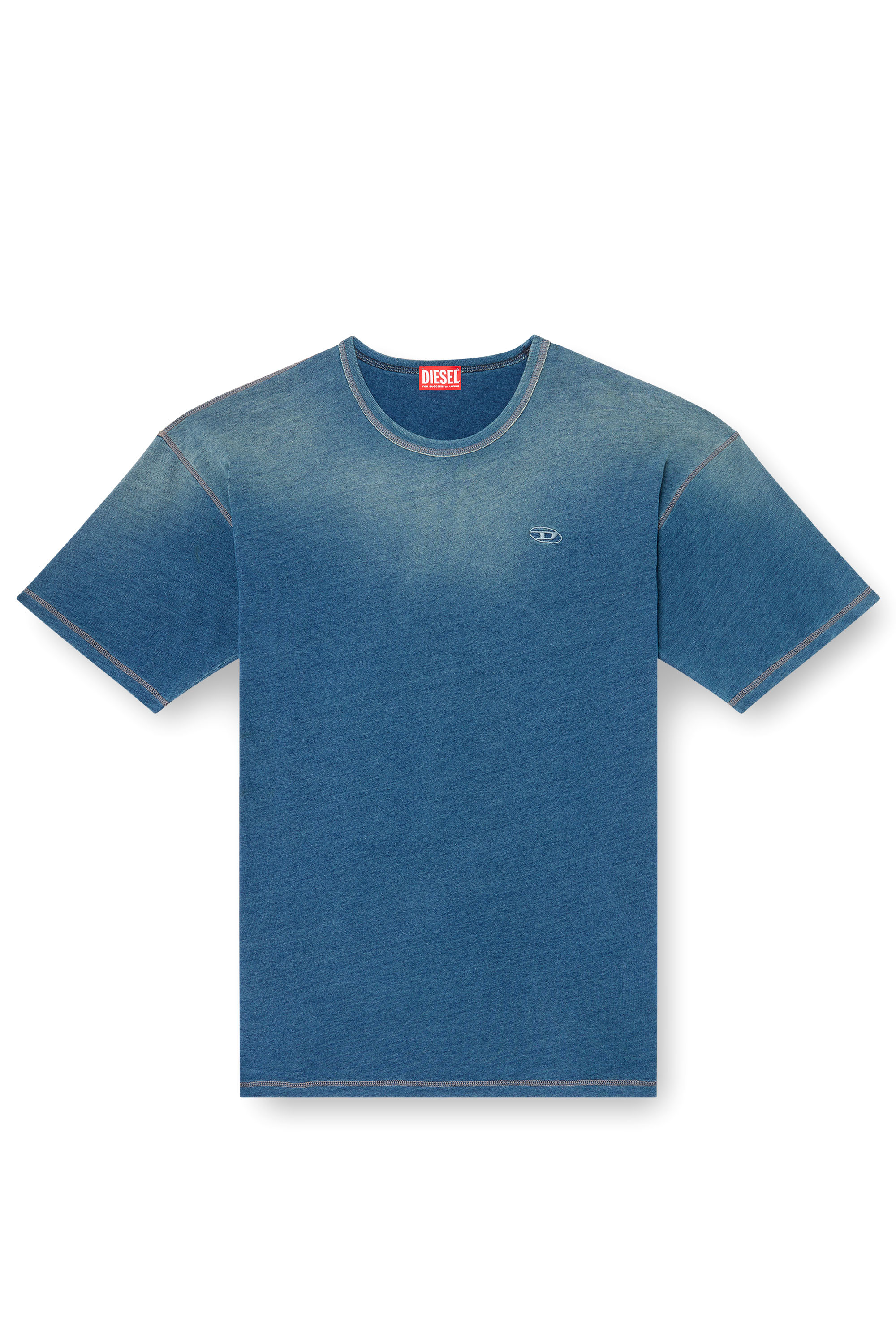 Diesel - T-BOXT-R11, T-shirt con trattamento spray Uomo in Blu - 3