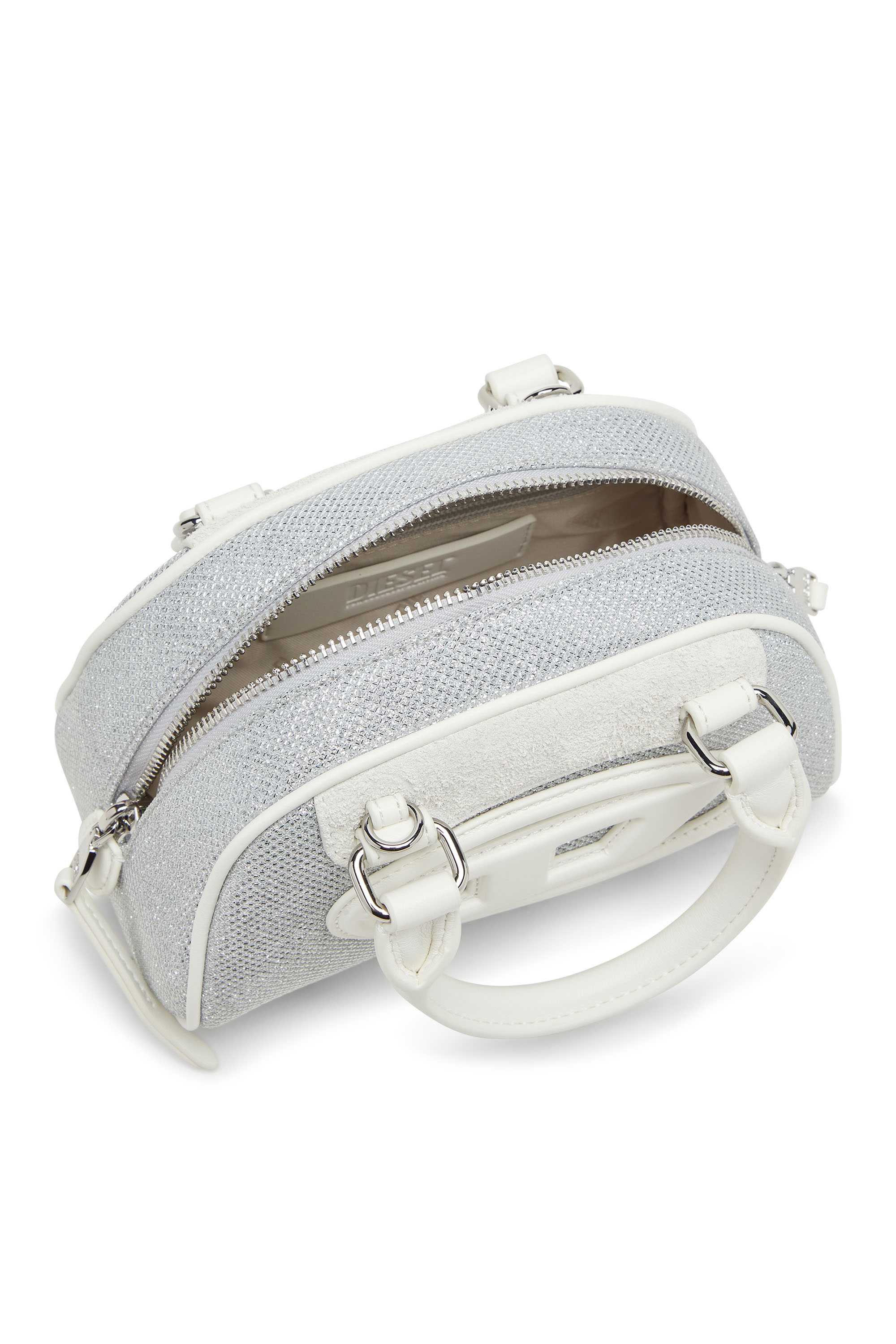 Diesel - 1DR DOME CROSSBODY, 1DR Dome-Borsa bowling mini in tessuto Lurex Donna in ToBeDefined - 3