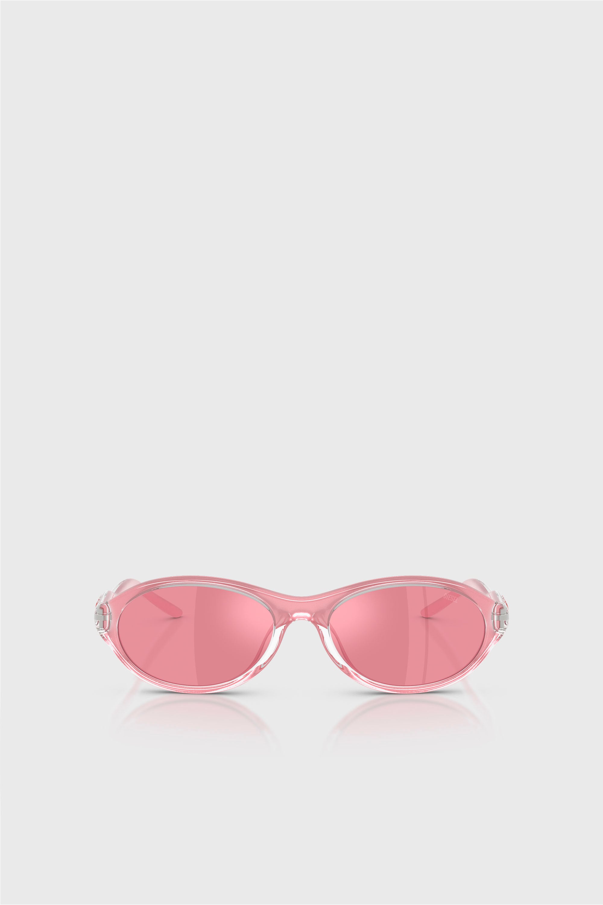 Diesel - 0DL3024U, Occhiali da sole ovali Unisex in Rosa - 1