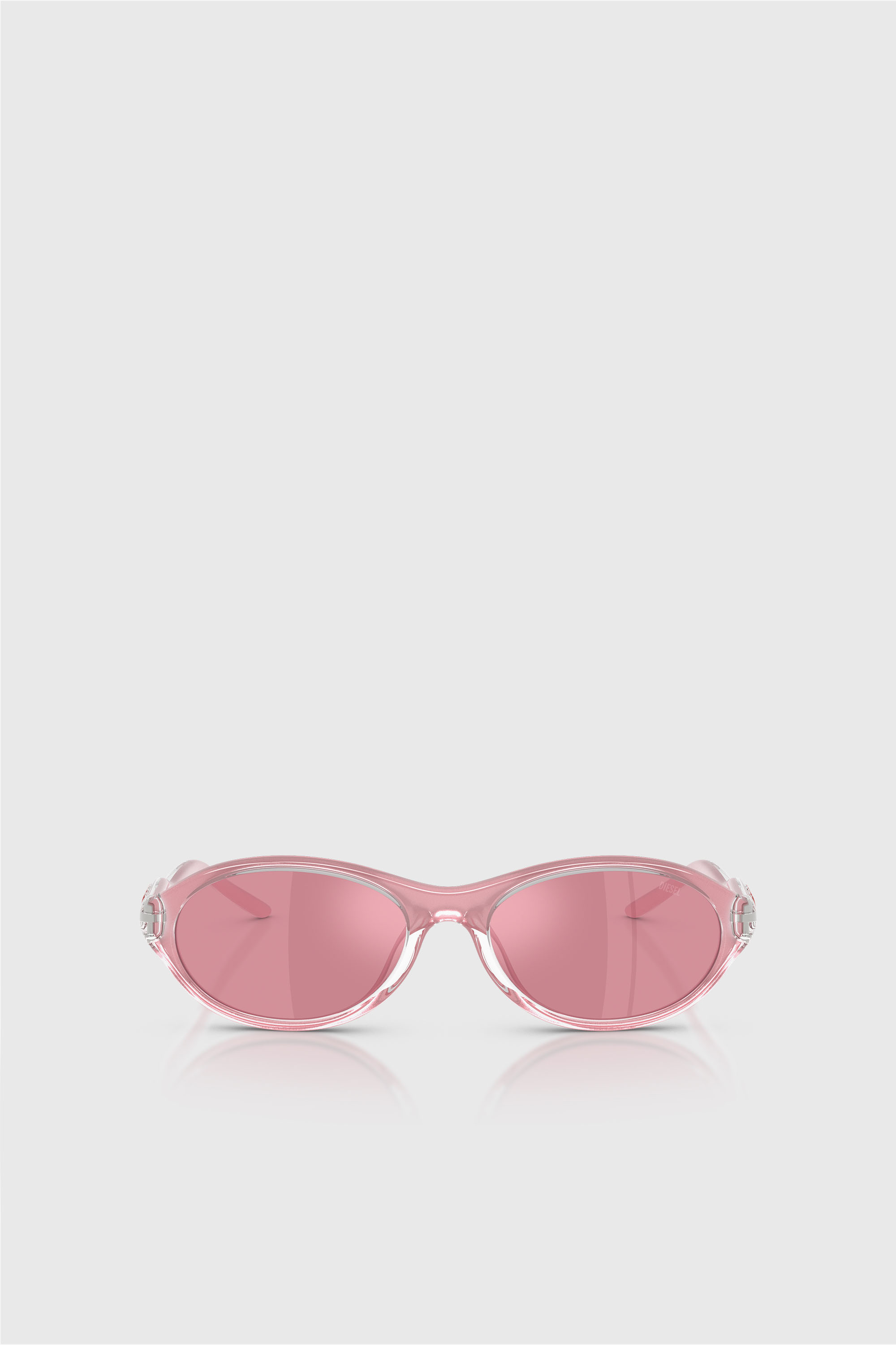 Diesel - 0DL3024U, Unisex's Oval Sunglasses in Pink - 1
