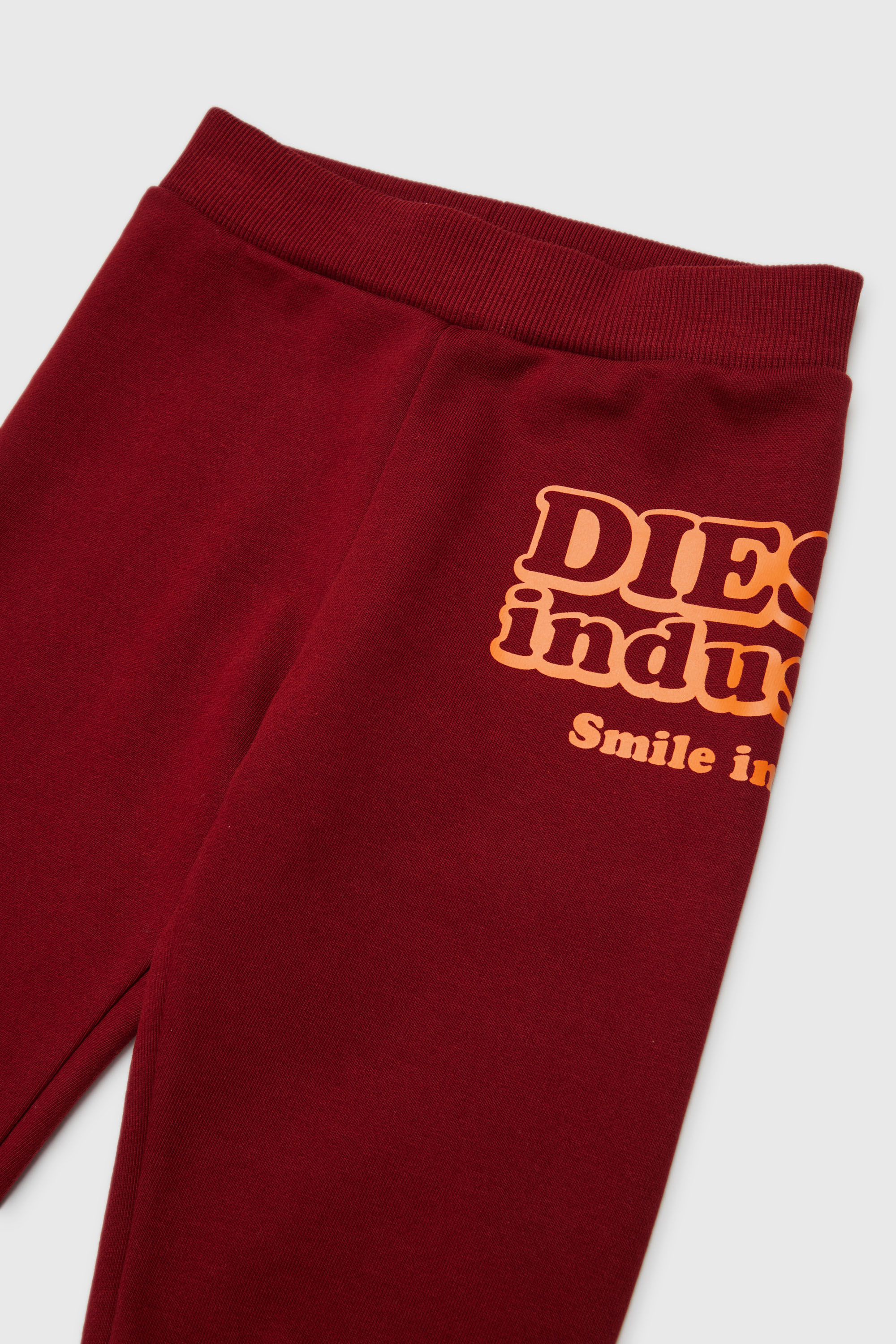 Diesel - PLODIMIB, Pantaloni in cotone con stampa Diesel Industry Uomo in Rosso - 3