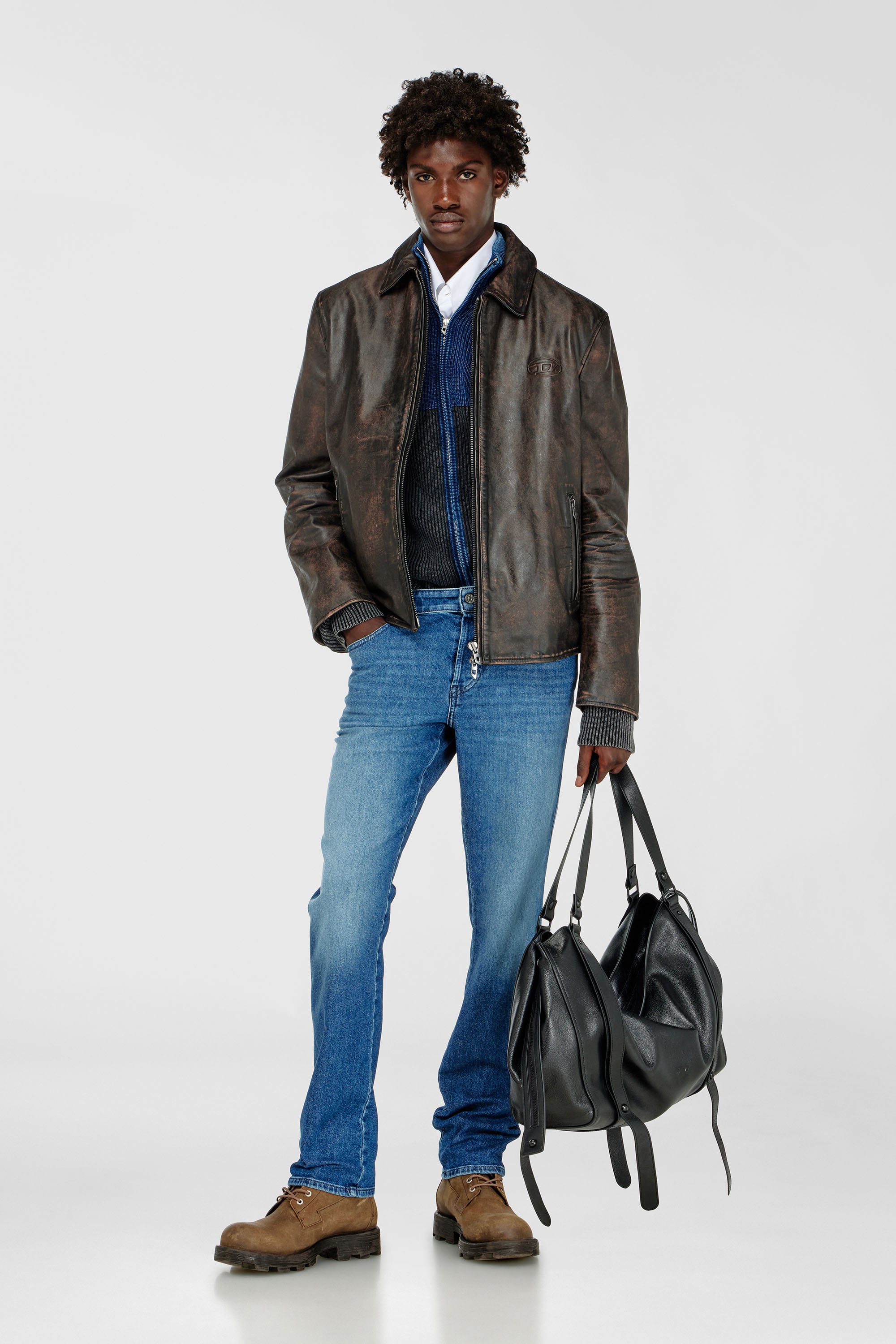 Diesel - Slim Jeans 1993 D-Vyl 0HKJM Uomo, Blu medio - Image 1