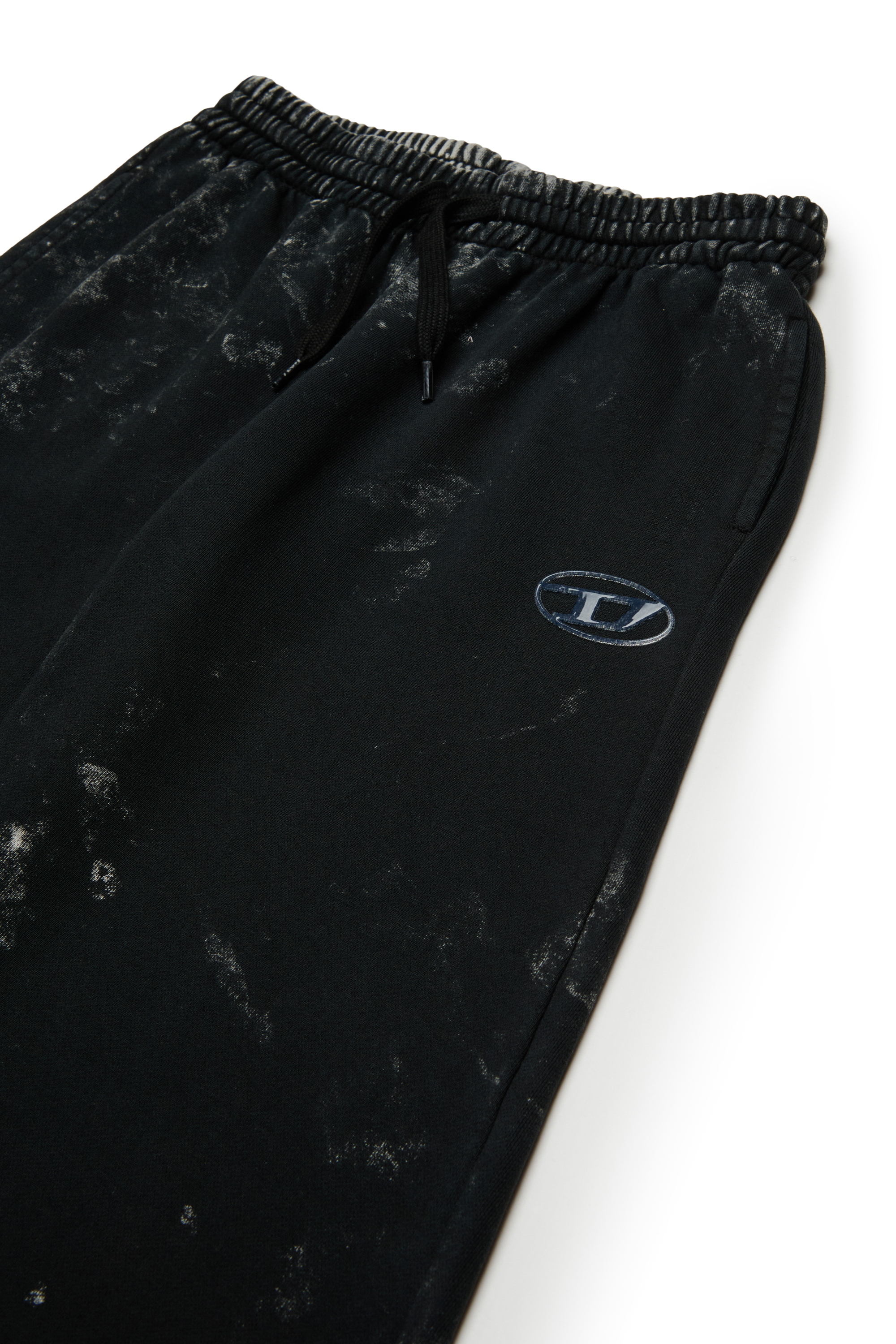 Diesel - PAKTA, Pantaloni in cotone con dettaglio logo Donna in Nero - 3