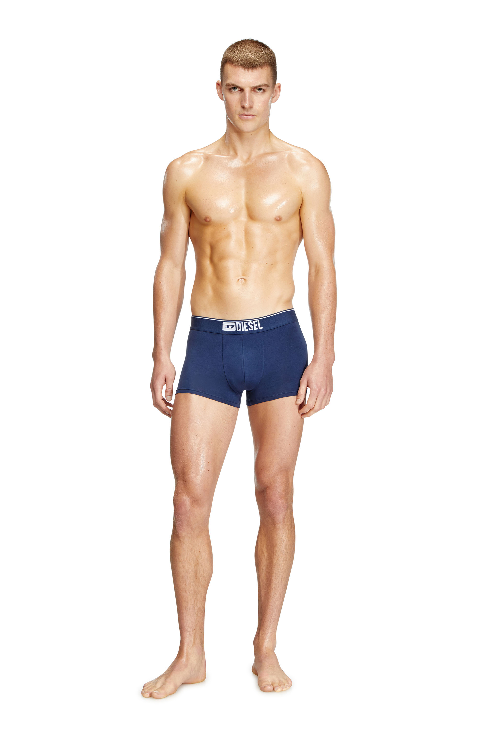 Diesel - UMBX-DAMIENTHREEPACK, Set di tre boxer tinta unita Uomo in Multicolor - 3