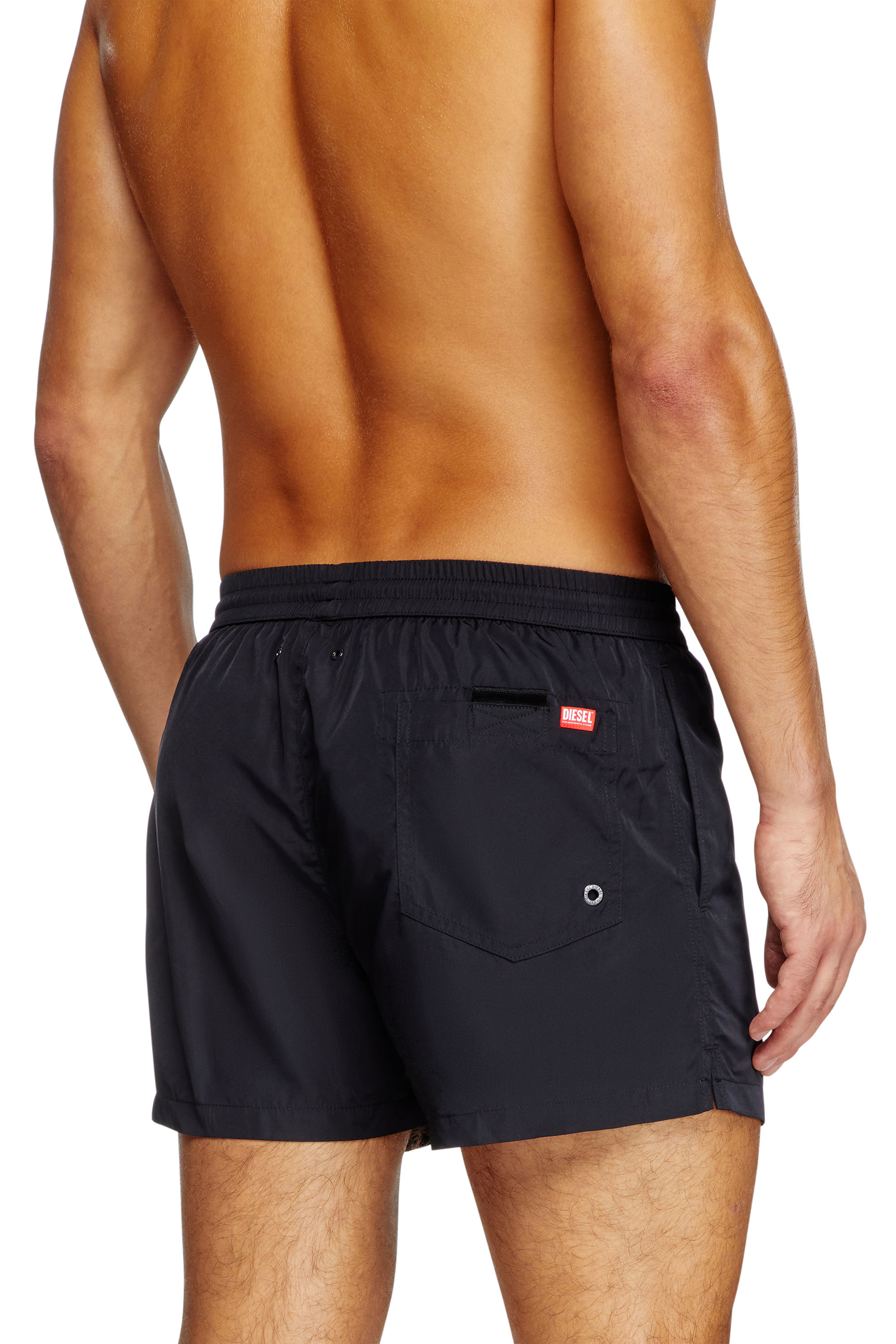 Diesel - MARIO-34-D-CORE, Boxer da mare con stampa logo Uomo in Nero - 3