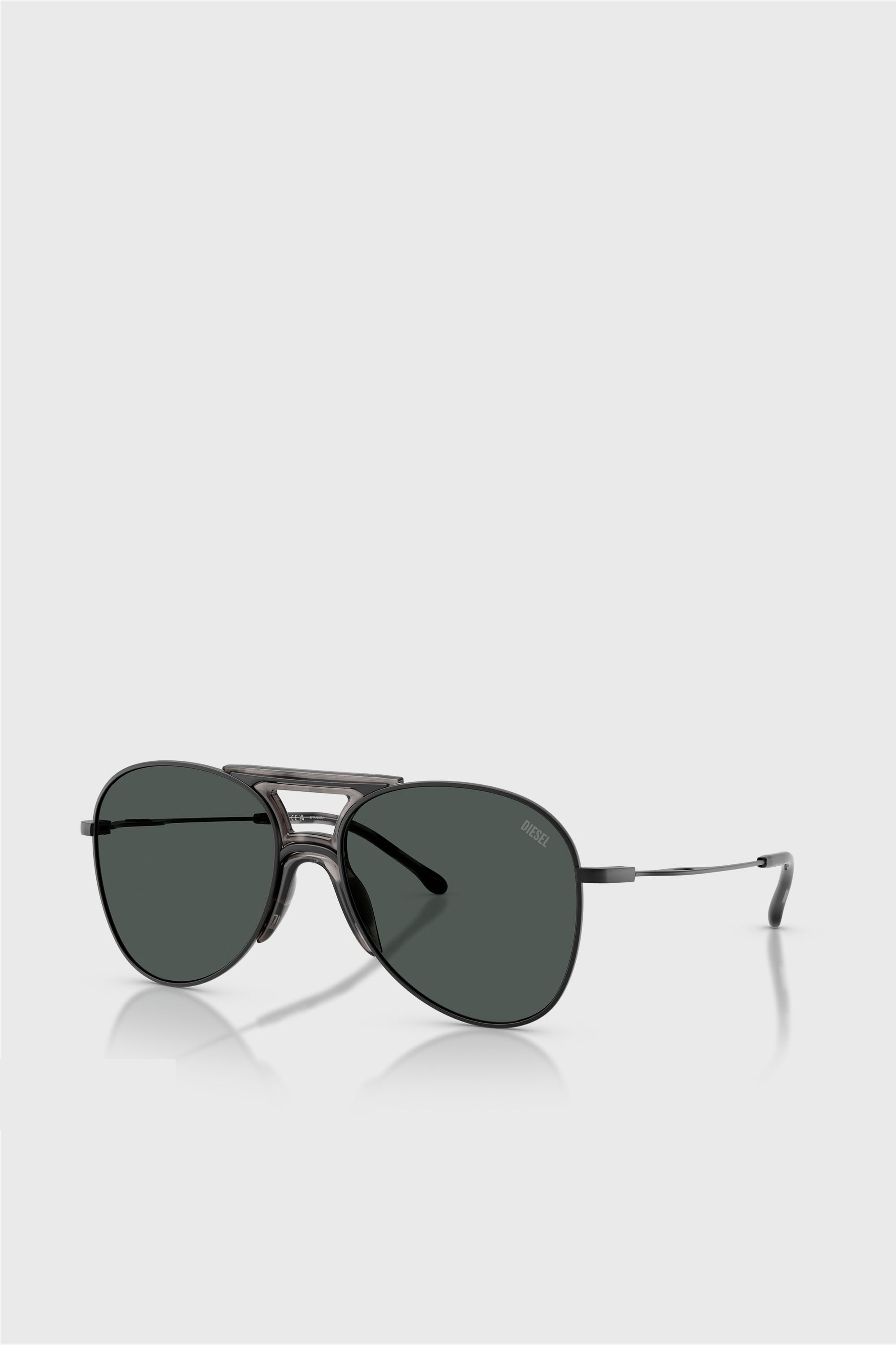 Diesel - 0DL1022T, Occhiali da sole pilot Unisex in Nero - 2