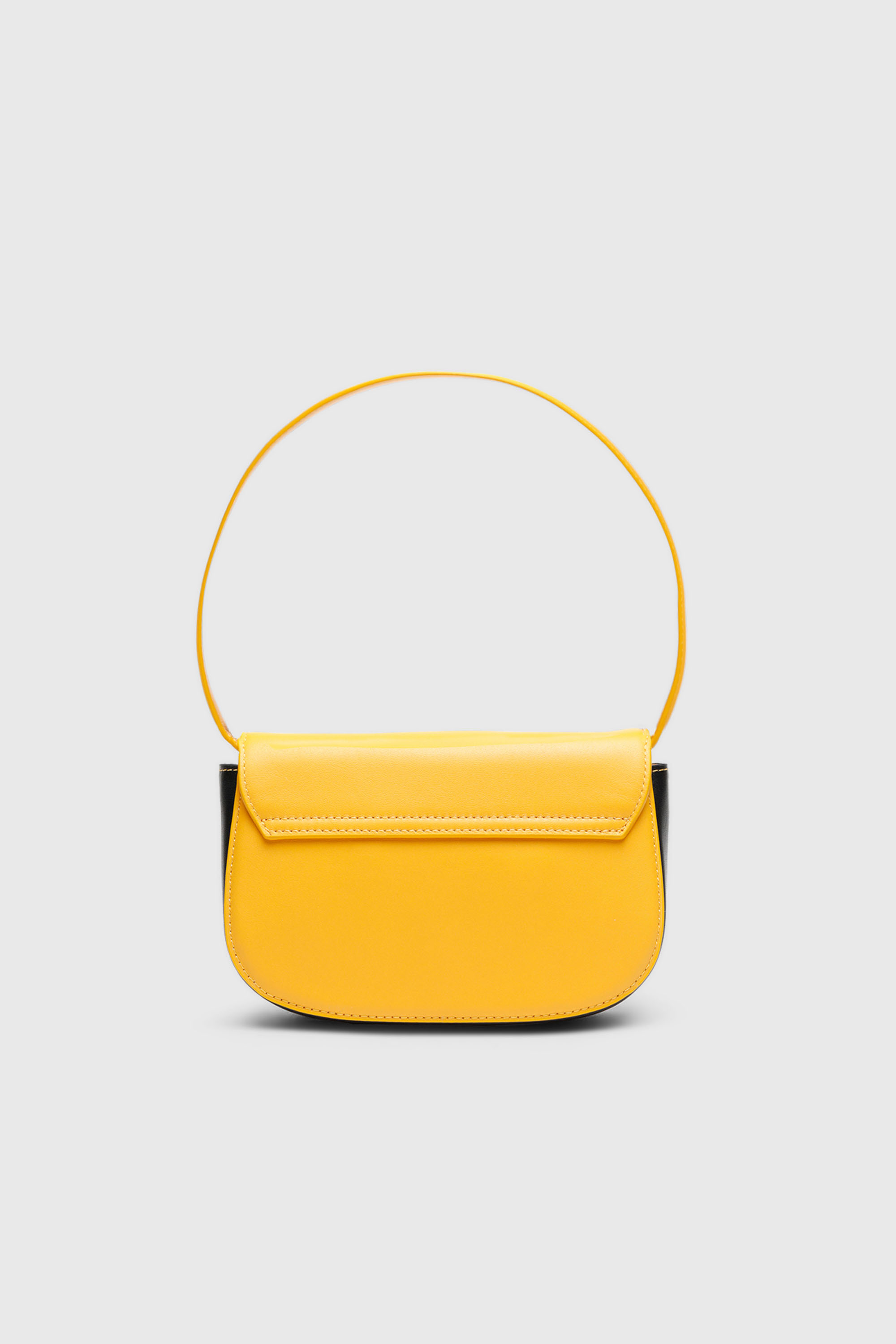 Diesel - 1DR, 1DR - Iconica borsa a spalla in nappa Donna in Giallo - 3