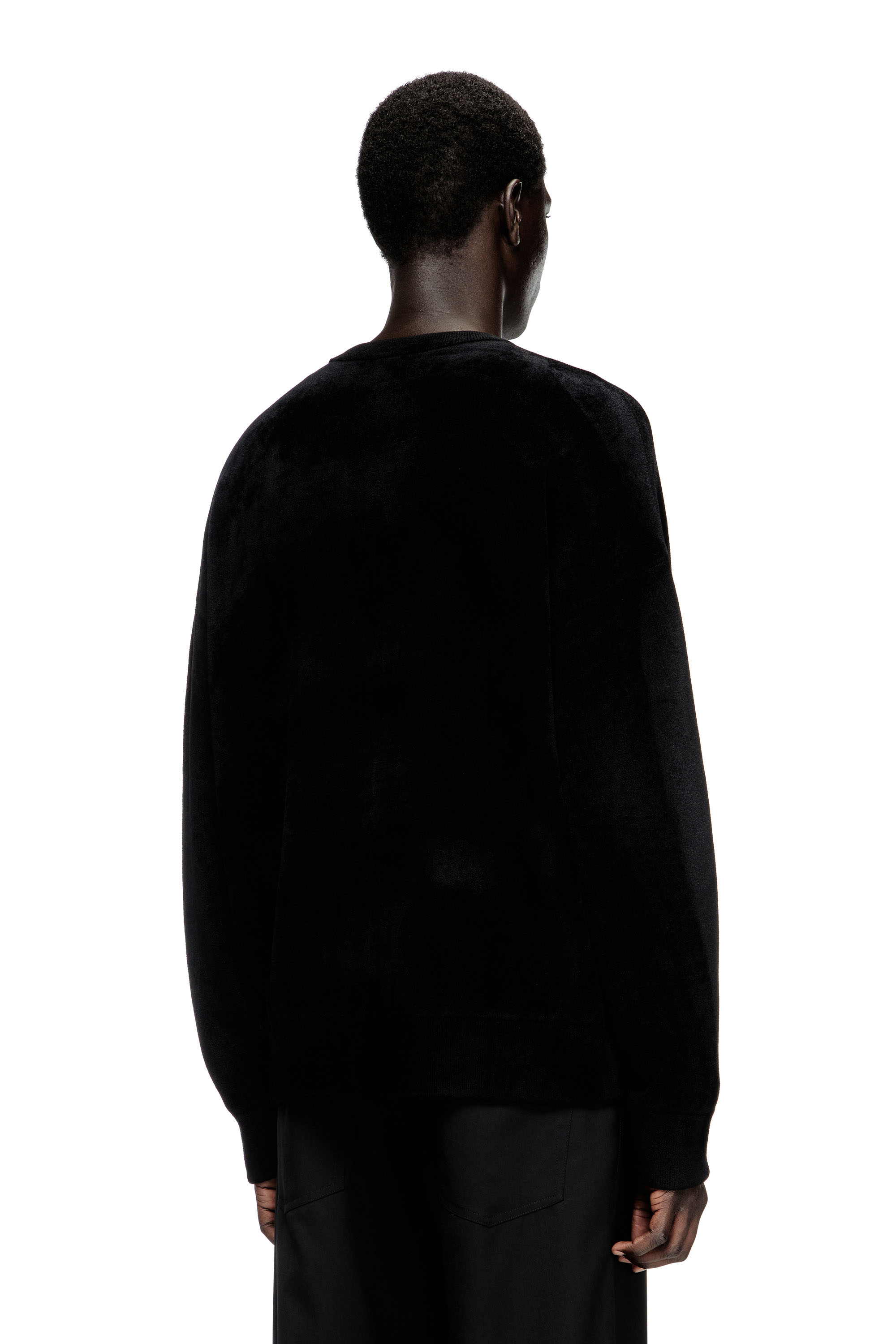 Diesel - K-TRESA, Maglia in ciniglia jaquard con logo Uomo in ToBeDefined - 4