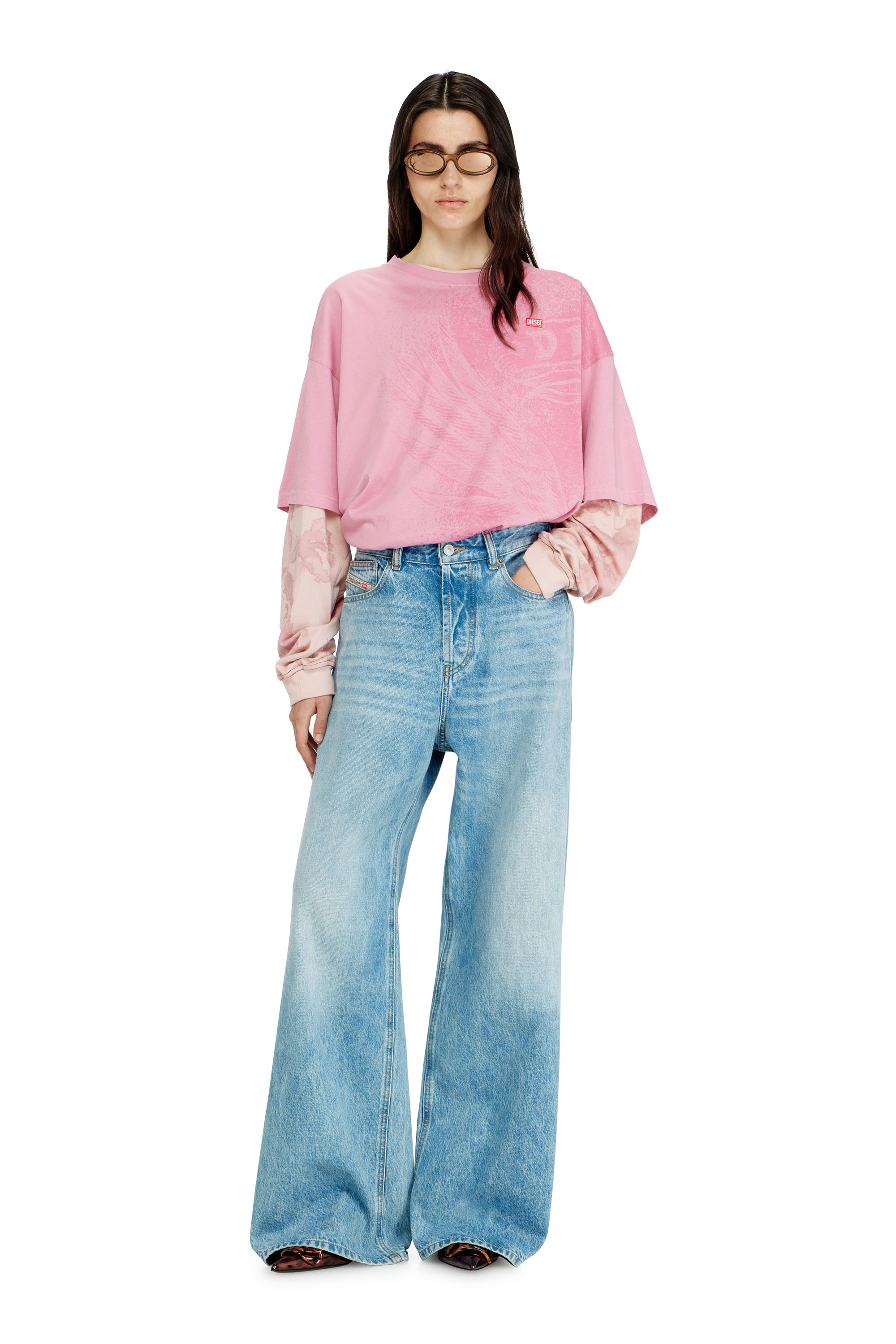 Diesel - Relaxed Jeans 1996 D-Sire 09I29 Unisex, Blu Chiaro - Image 1