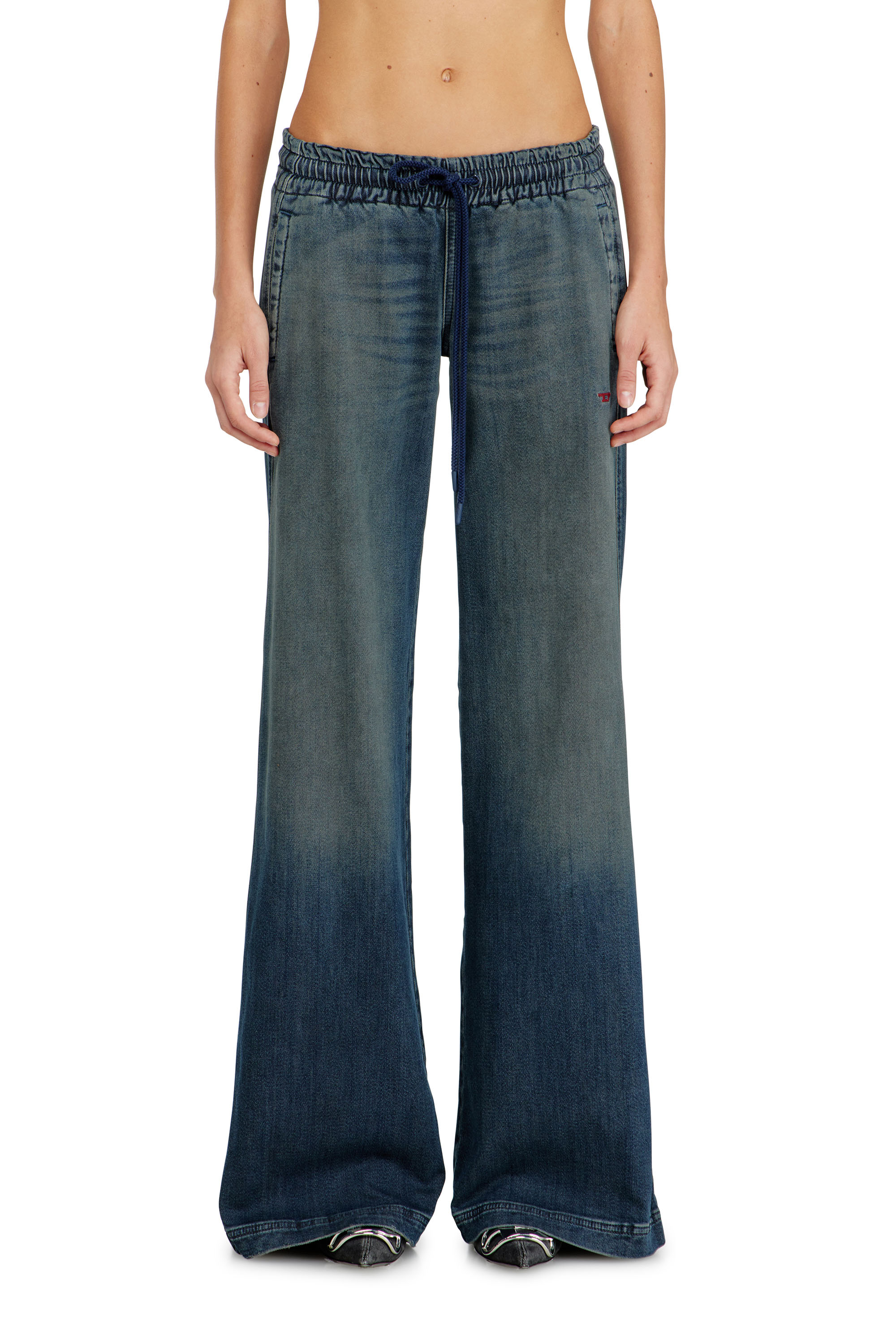 Diesel - Relaxed 2078 D-Ainty Joggjeans&reg; 09N62 Donna, Blu Scuro - Image 1