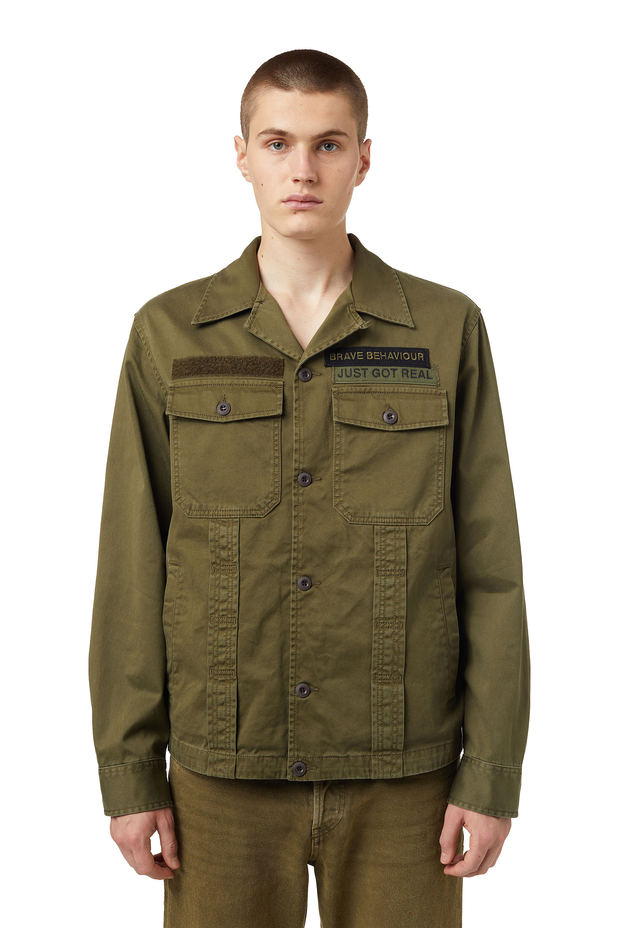 J-FULLER, Verde Militare - Giacche