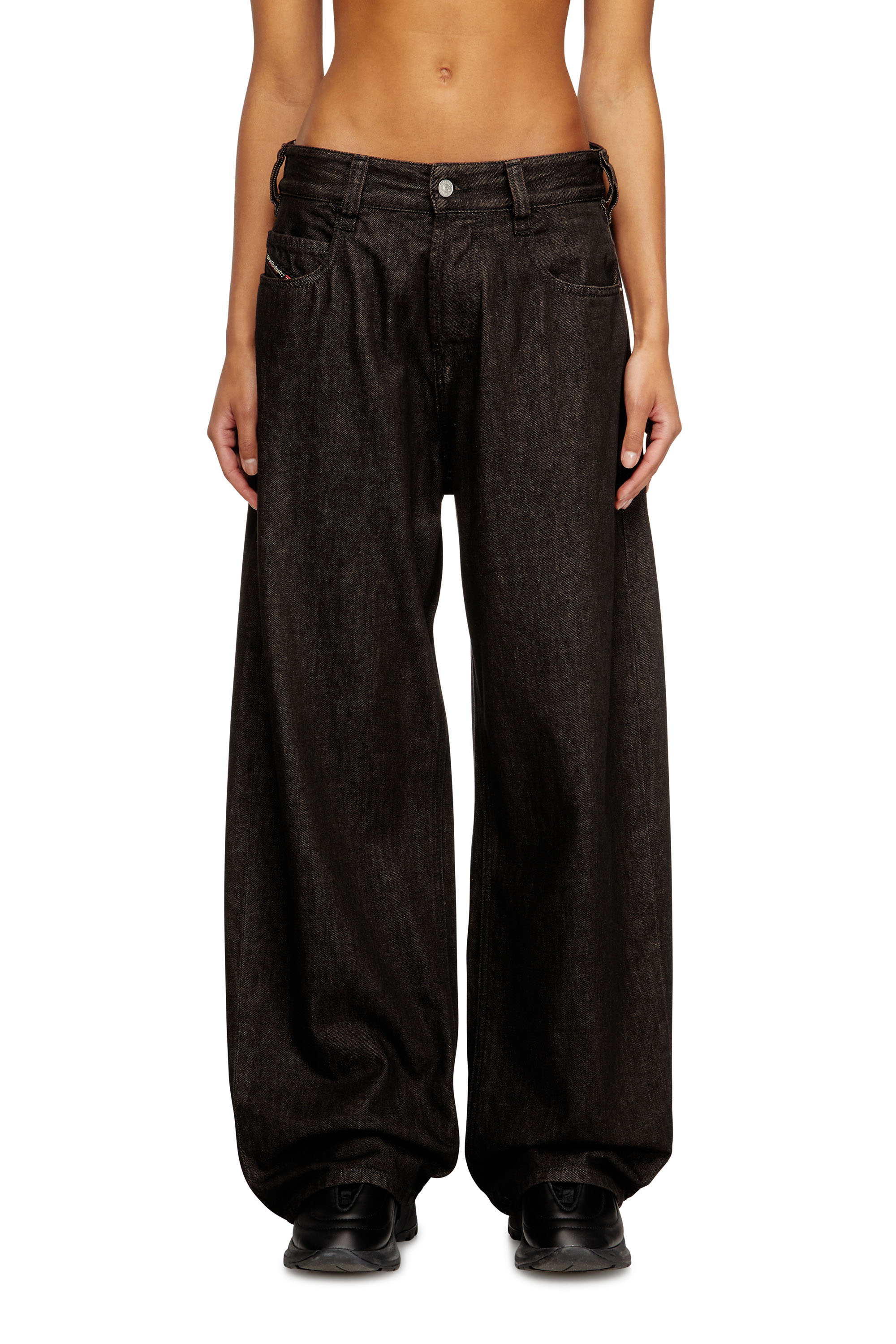 Diesel - Relaxed Jeans 1997 D-Enim 09N25 Unisex, Nero/Grigio scuro - Image 2