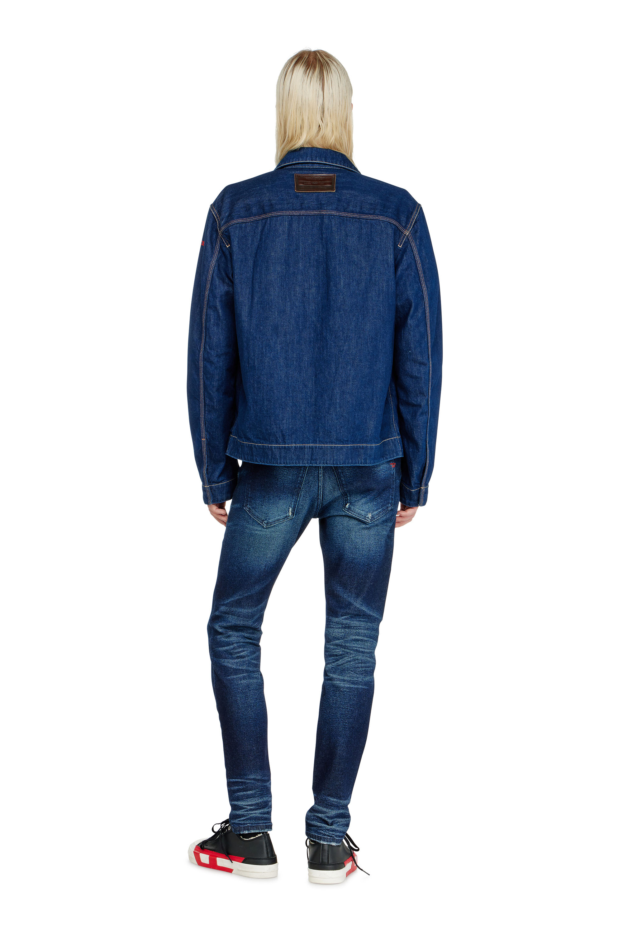 Diesel - Slim Jeans 2019 D-Strukt 0KBBU Uomo, Blu Scuro - Image 3