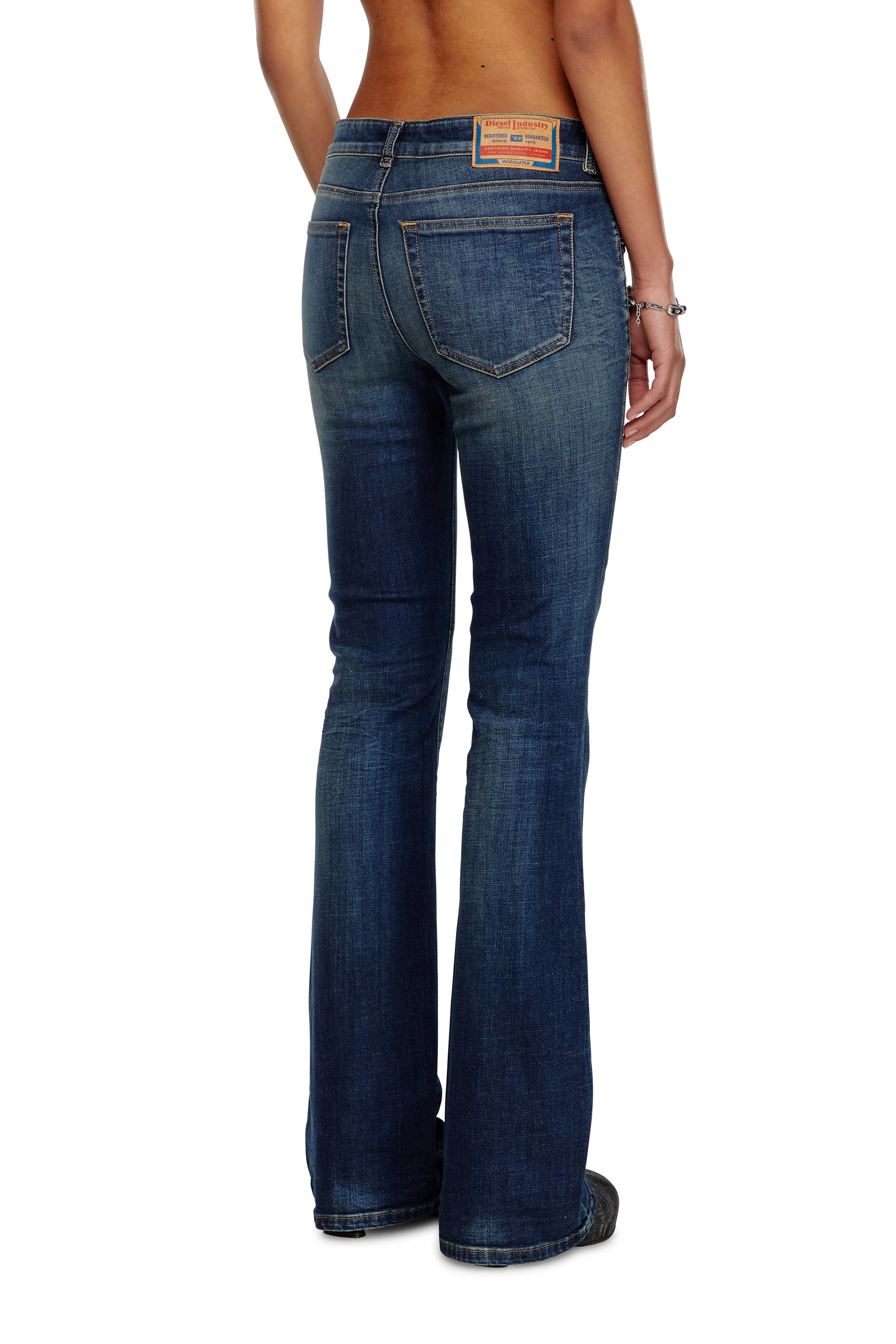 Diesel - Donna Bootcut and Flare Jeans 1969 D-Ebbey 09J20, Blu Scuro - Image 3