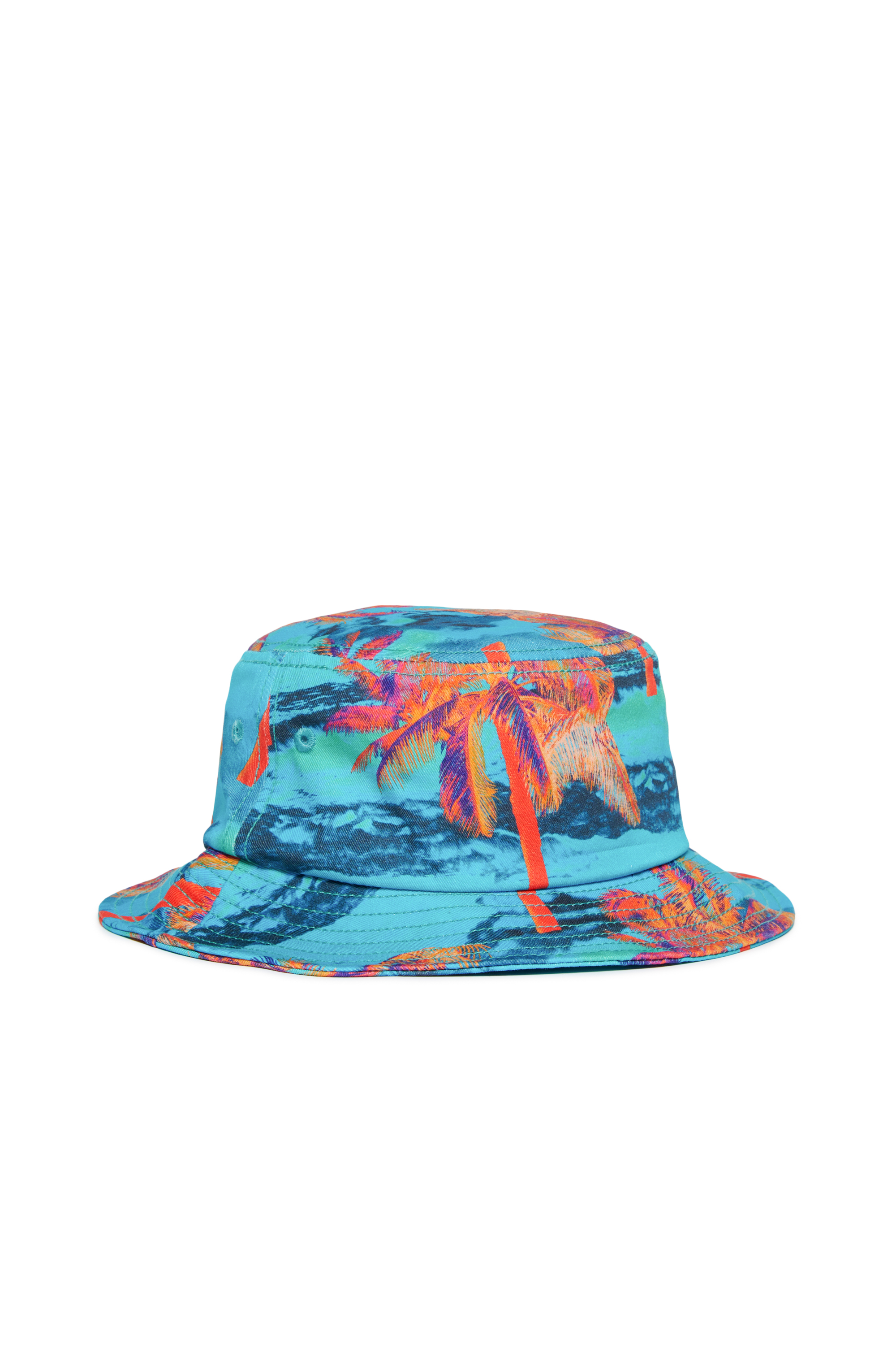 Diesel - FRING, Cappello da pescatore con stampa di palma Unisex in Multicolor - 2