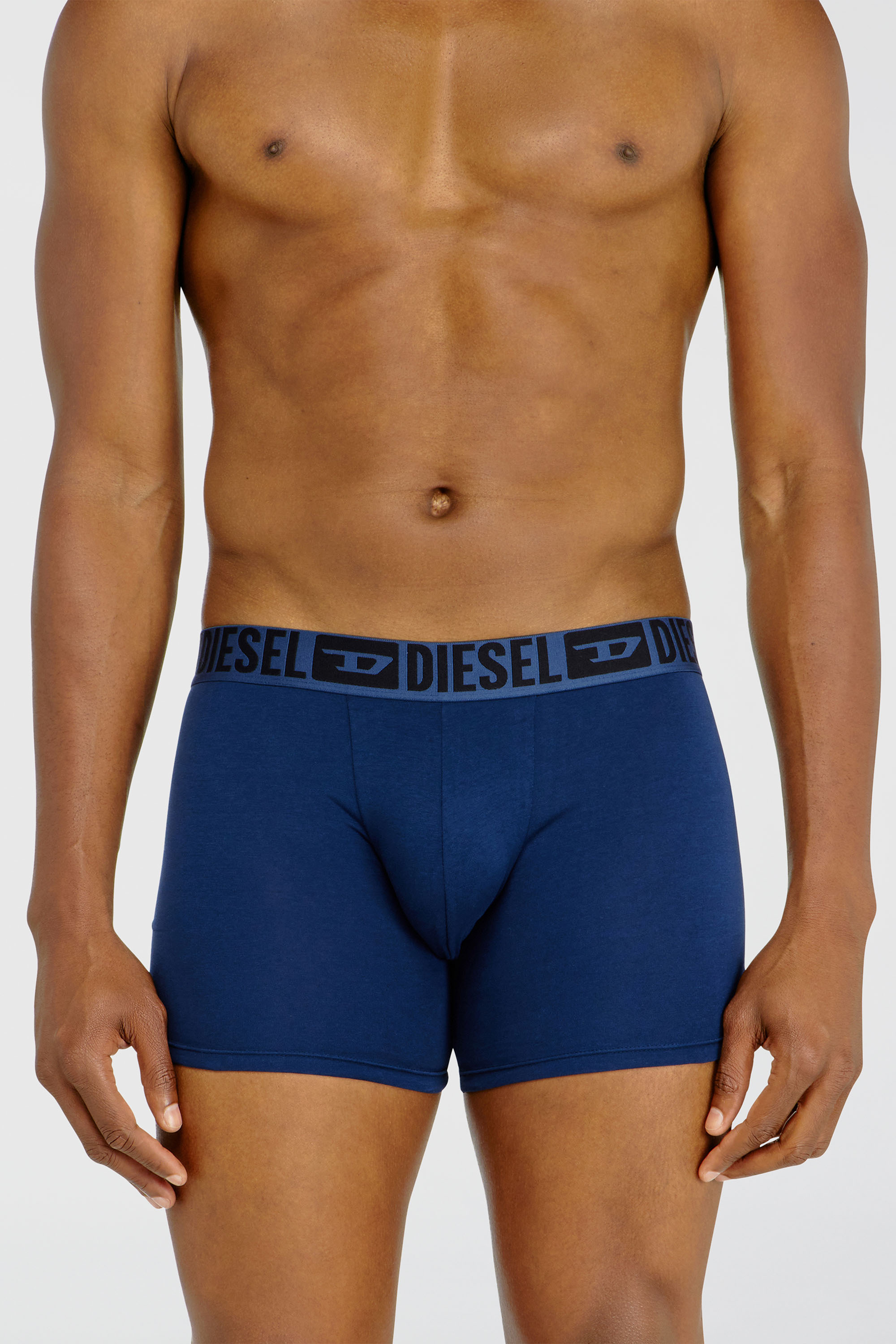 Diesel - SEBASTIAN-D-CORE-3PACK, Set da tre boxer lungo in cotone stretch Uomo in Multicolor - 2