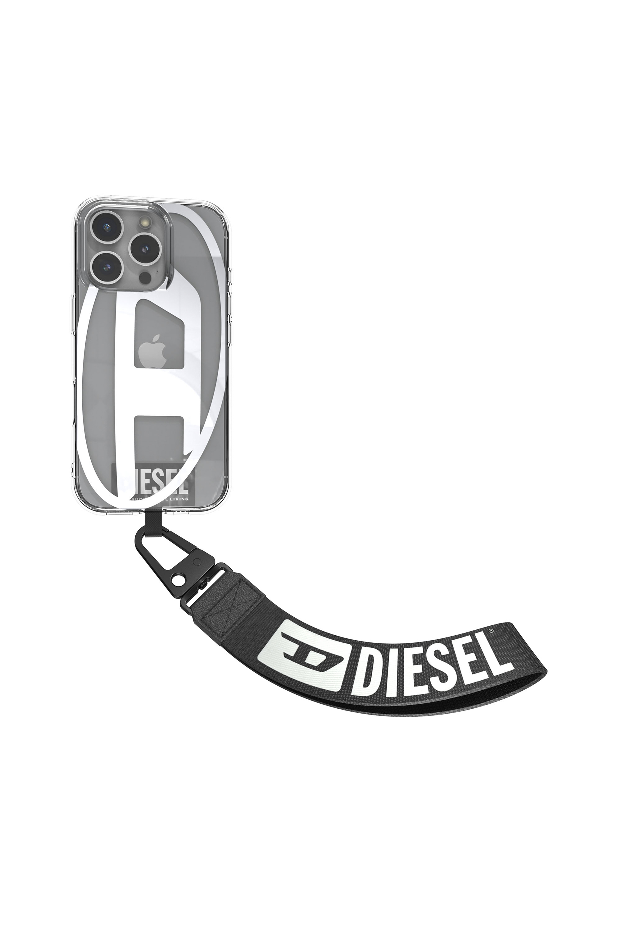 Diesel - 60191 WRIST STRAP, Cinturino universale porta smartphone Unisex in Nero - 3