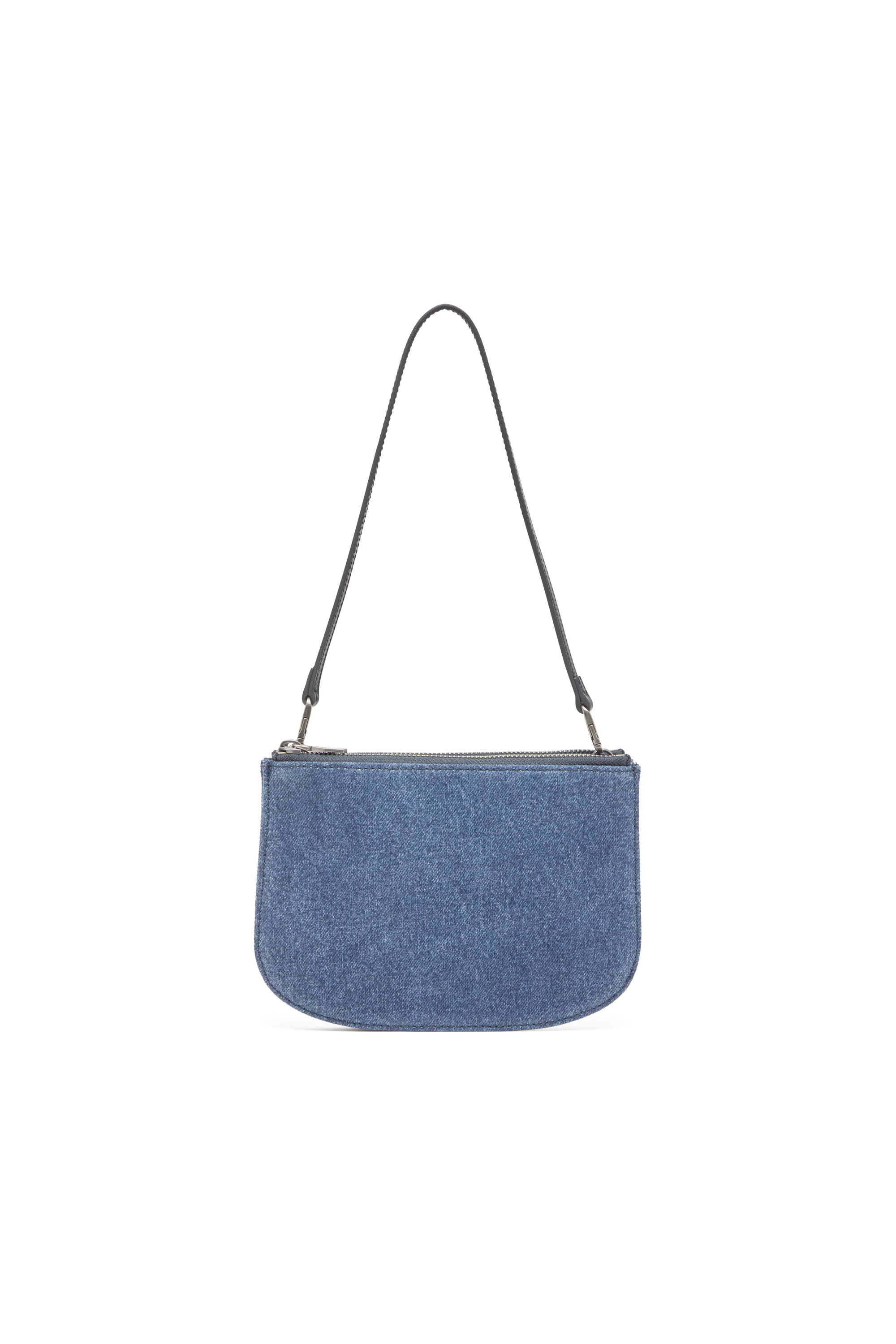 Diesel - 1DR TWIN, Borsa a due scomparti in denim solarizzato Donna in Blu - 2