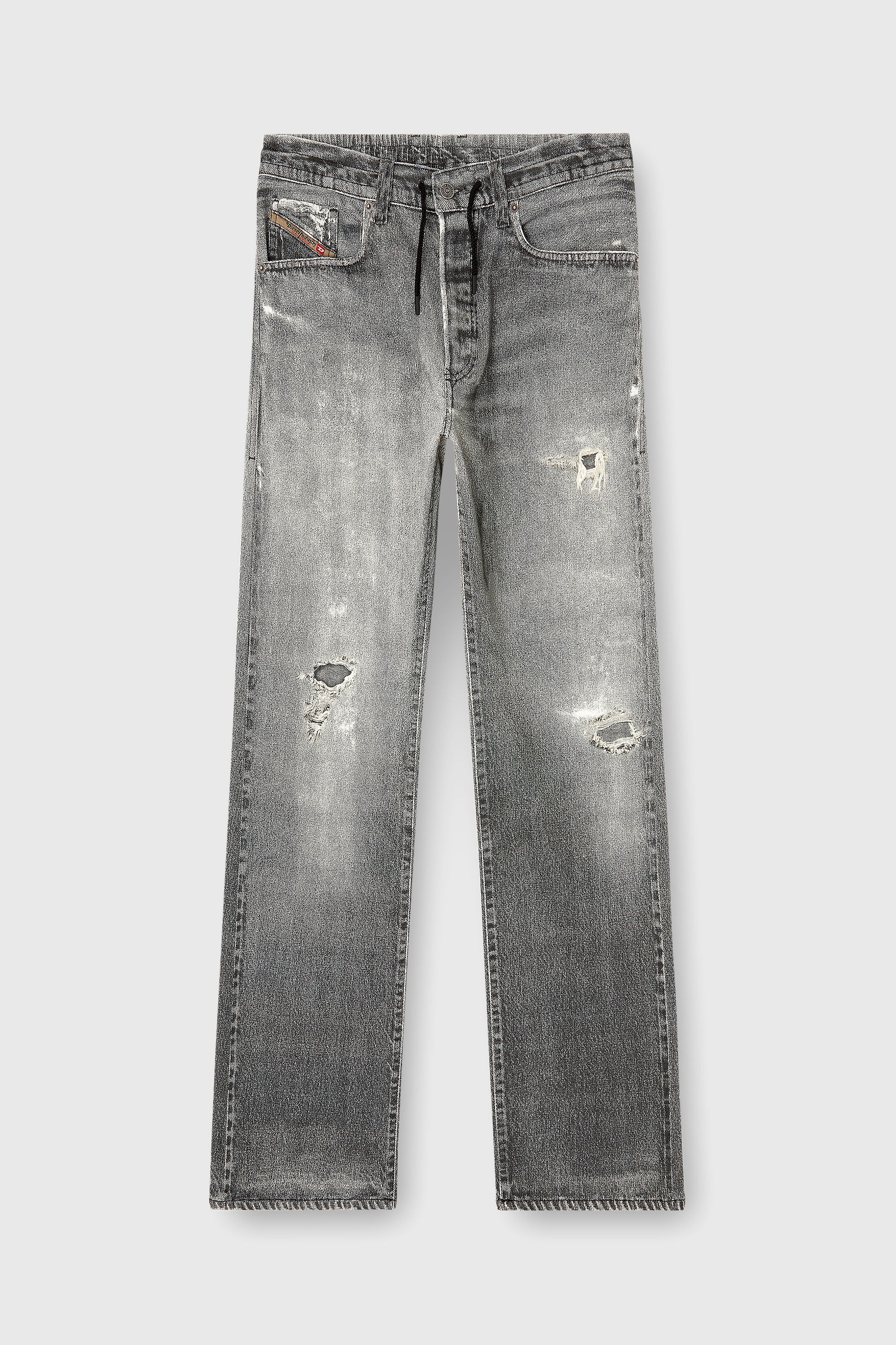 Diesel - Relaxed 2080 D-Reel Joggjeans&reg; 068US Uomo, Grigio - Image 2