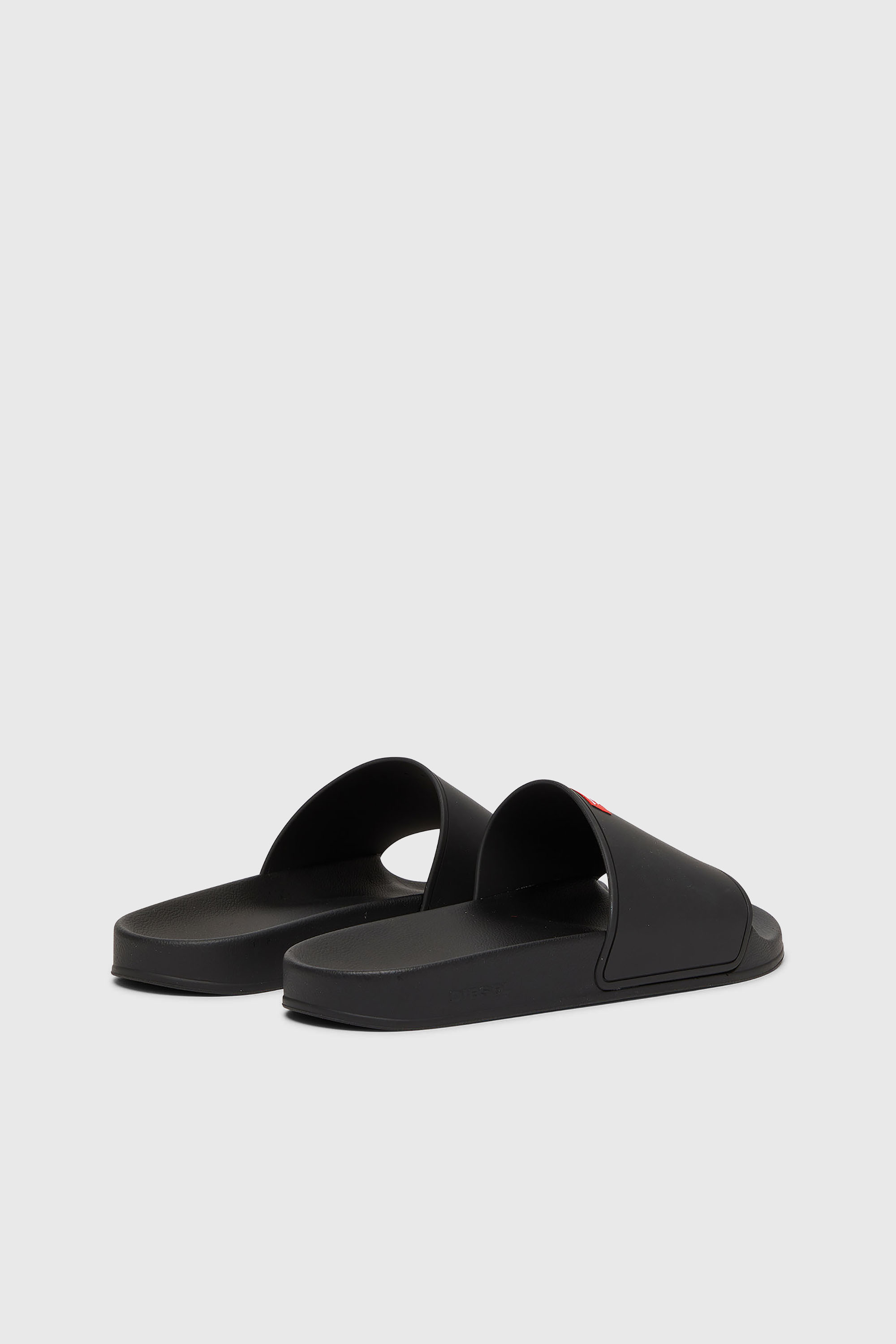 Diesel - SA-SWIM, Sa-Swim-Slide in gomma con logo D Uomo in Nero - 3