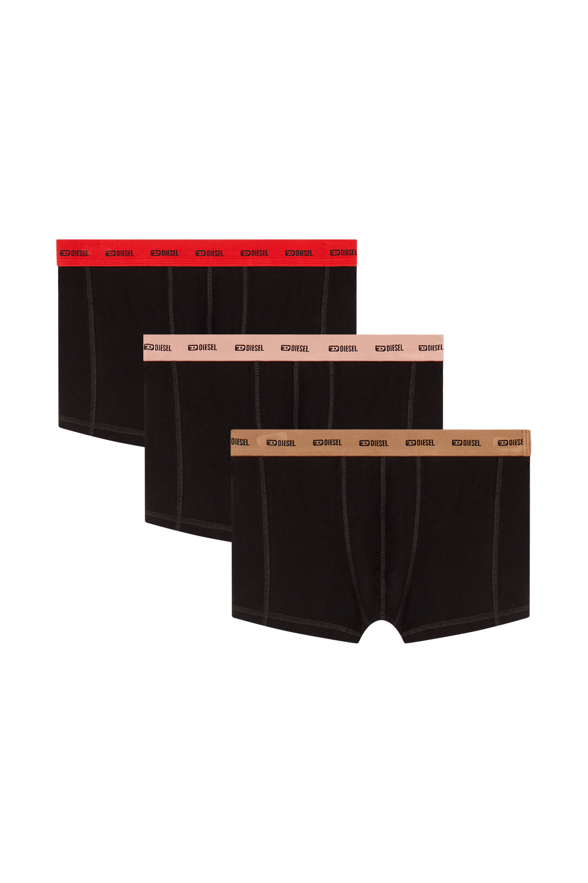 Diesel - DAMIEN-UTLT-3PACK, Set da tre boxer Uomo in Nero - 2