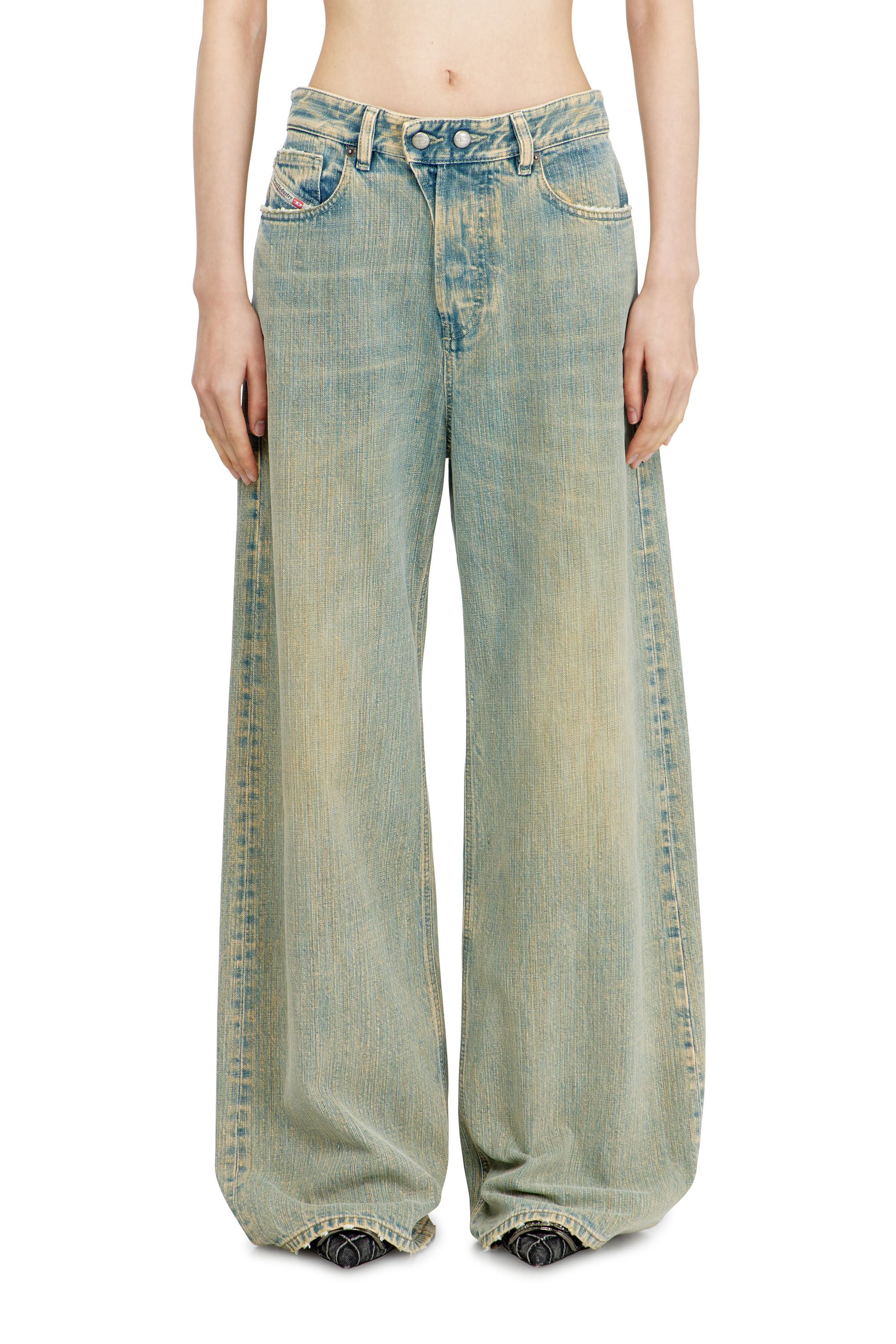 Diesel - Relaxed Jeans 1996 D-Sire 007CY Donna, Blu medio - Image 1