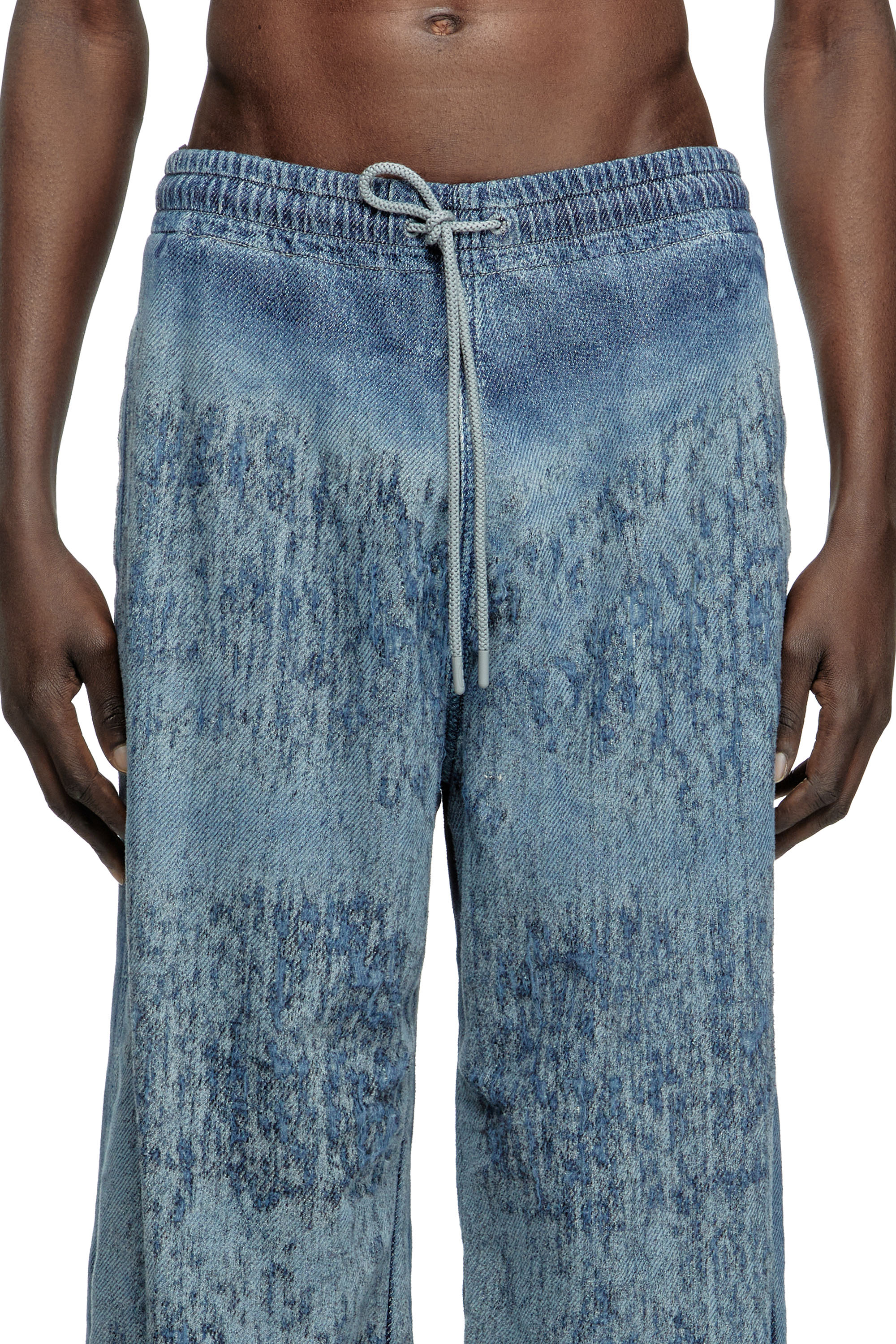 Diesel - Relaxed Jeans D-Enimos 068RQ Uomo, Blu medio - Image 5