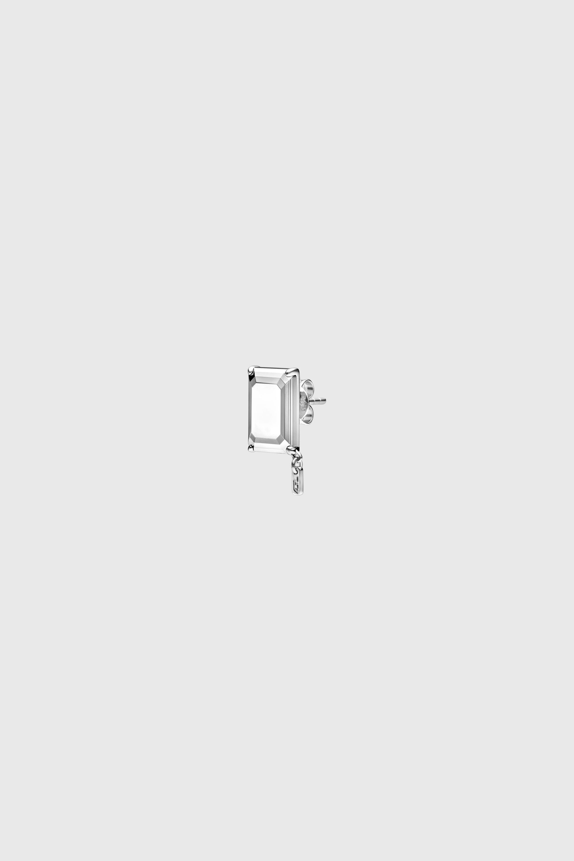 Diesel - DL1366040 STERLING SILVER JEWEL, Orecchino in argento sterling Unisex in Argento - 1