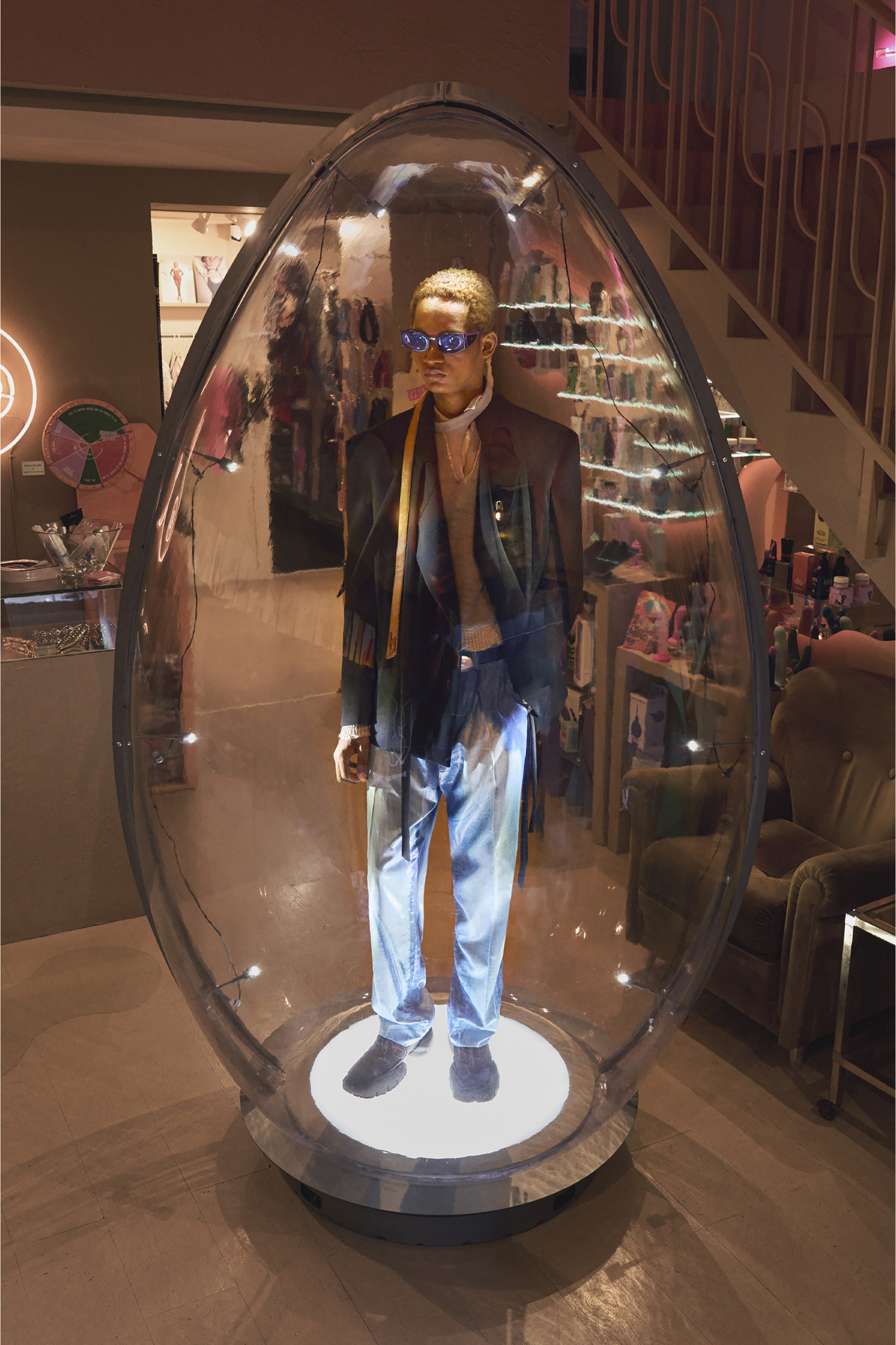 Diesel - B-ROP 30, Cintura 3 cm in pelle con fibbia scultura Uomo in Nero - 3