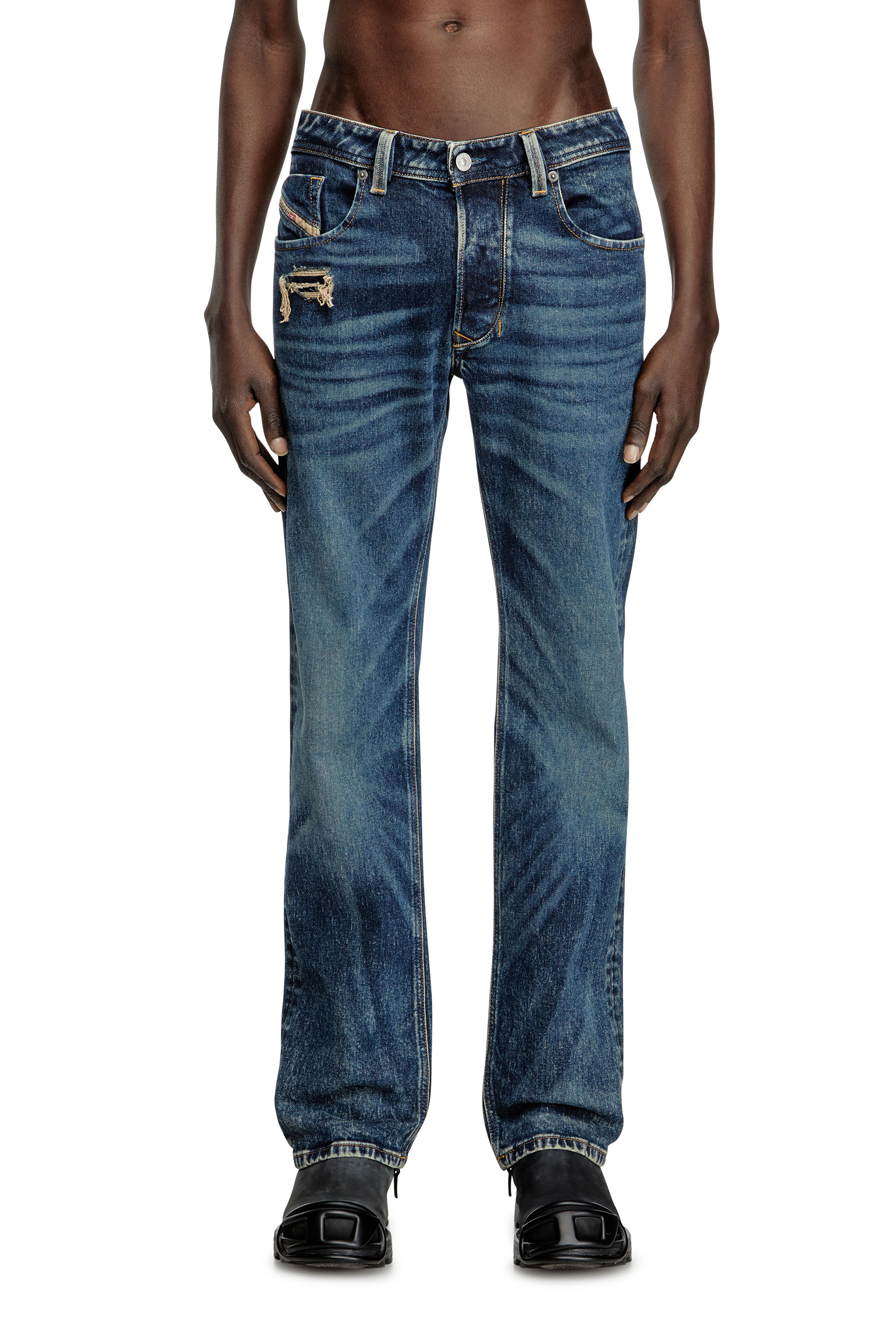 Diesel - Regular Jeans 1985 Larkee 007Y3 Uomo, Blu Scuro - Image 1