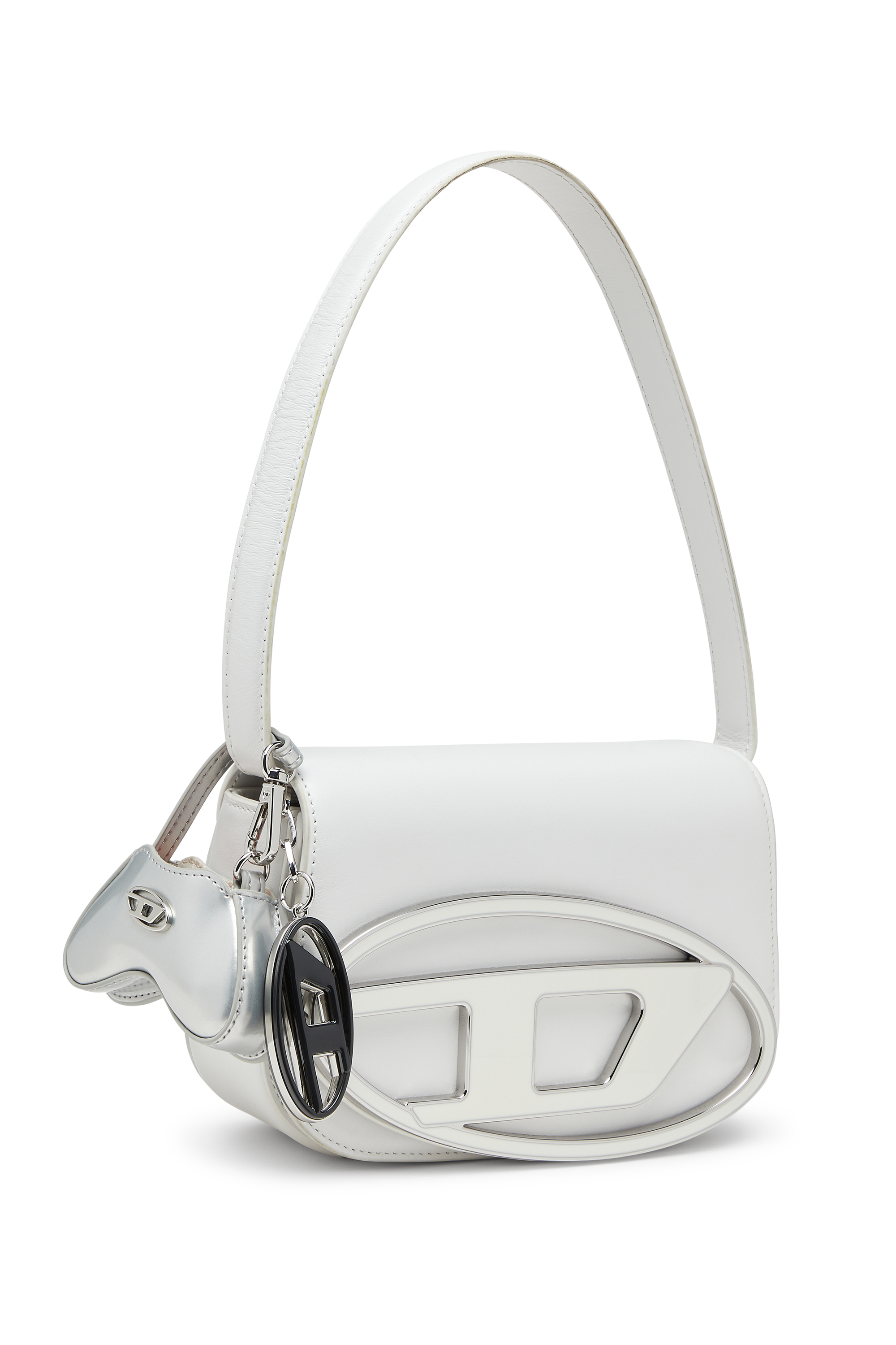 Diesel - 1DR, 1DR-Iconica borsa a spalla in nappa Donna in Bianco - 2