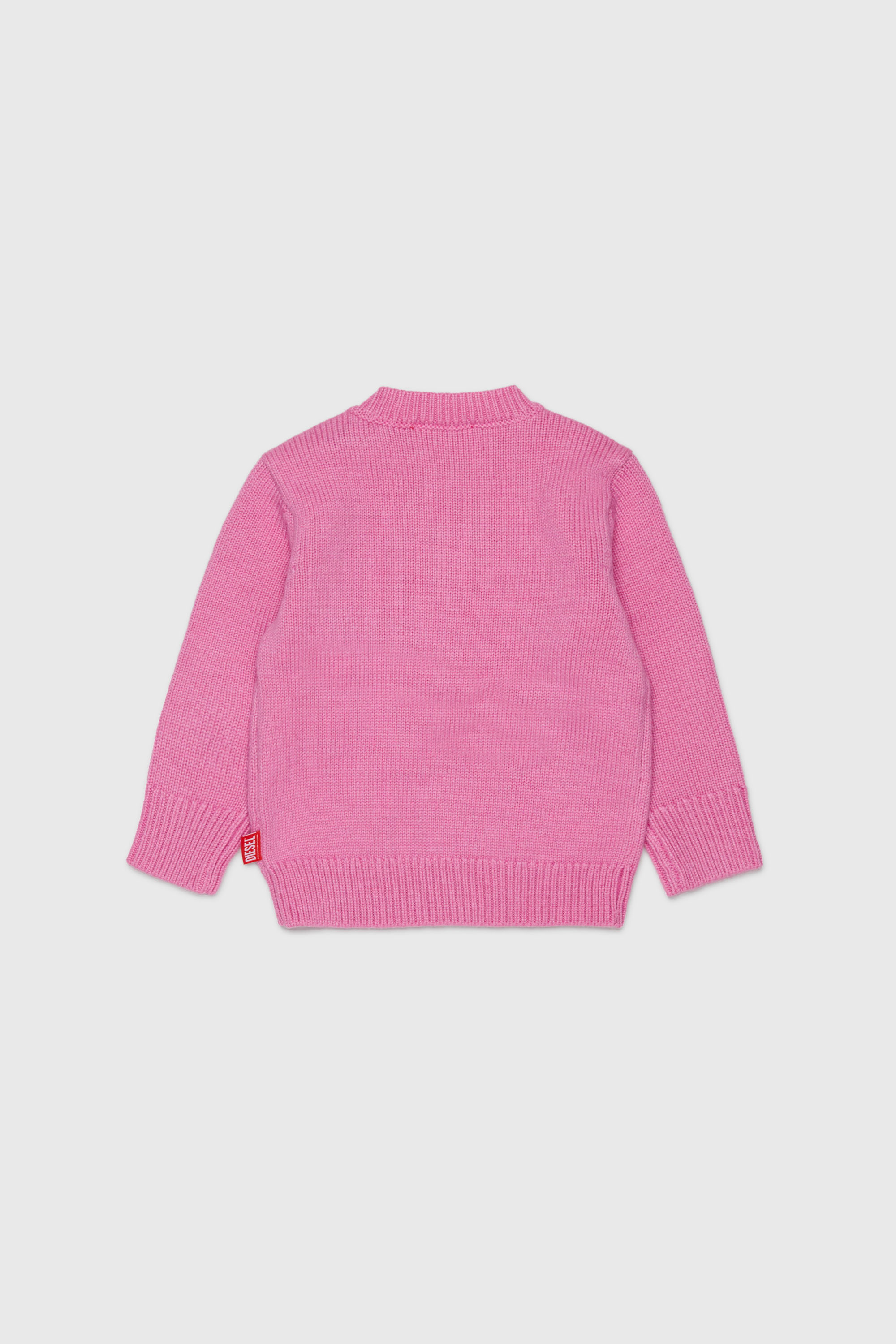 Diesel - KOMYB, Maglia in cachemire con grande Oval D Uomo in Rosa - 2