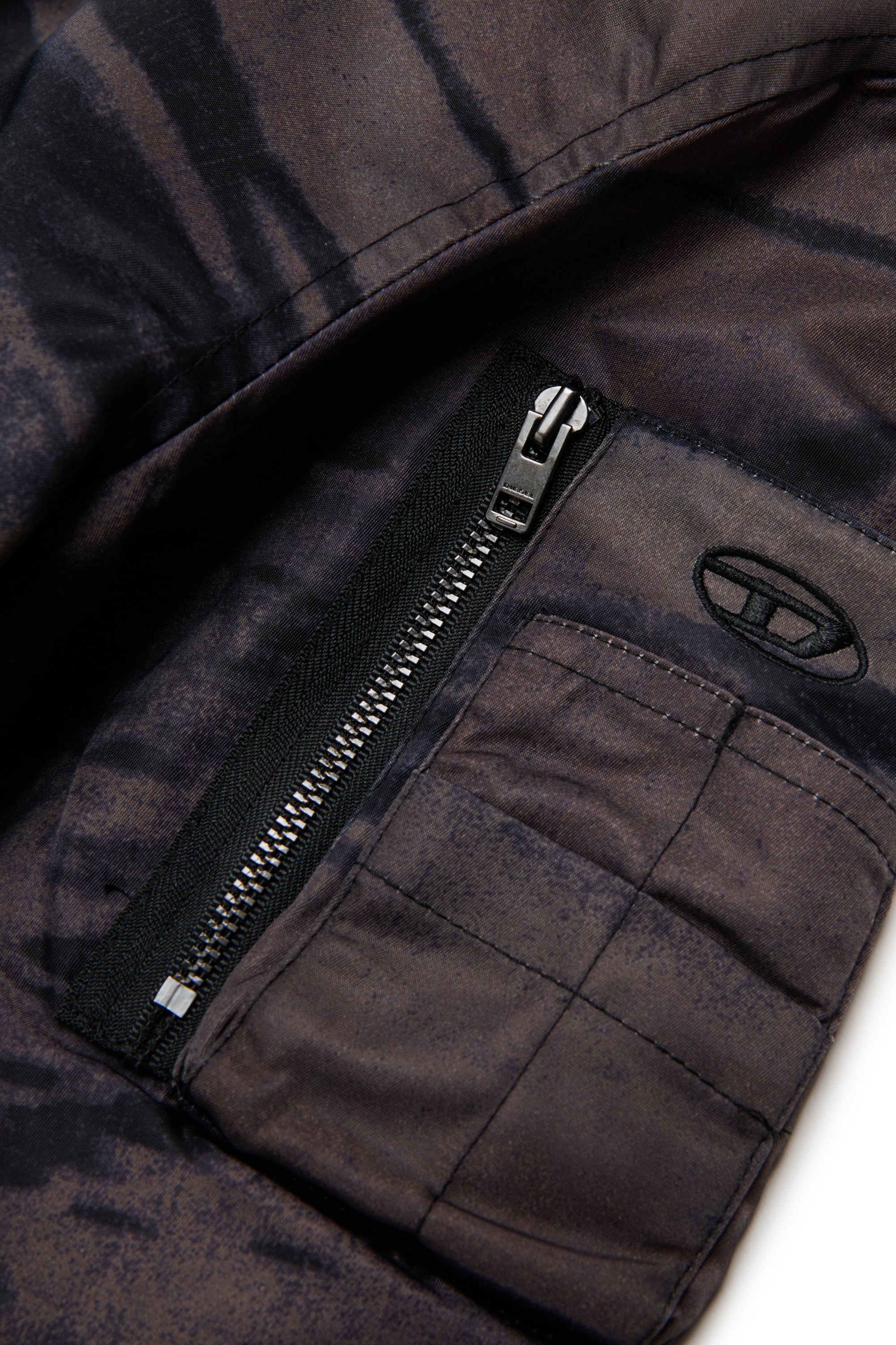 Diesel - JAKEPSDLBZ, Bomber in nylon con fodera trapuntata Uomo in Verde - 4