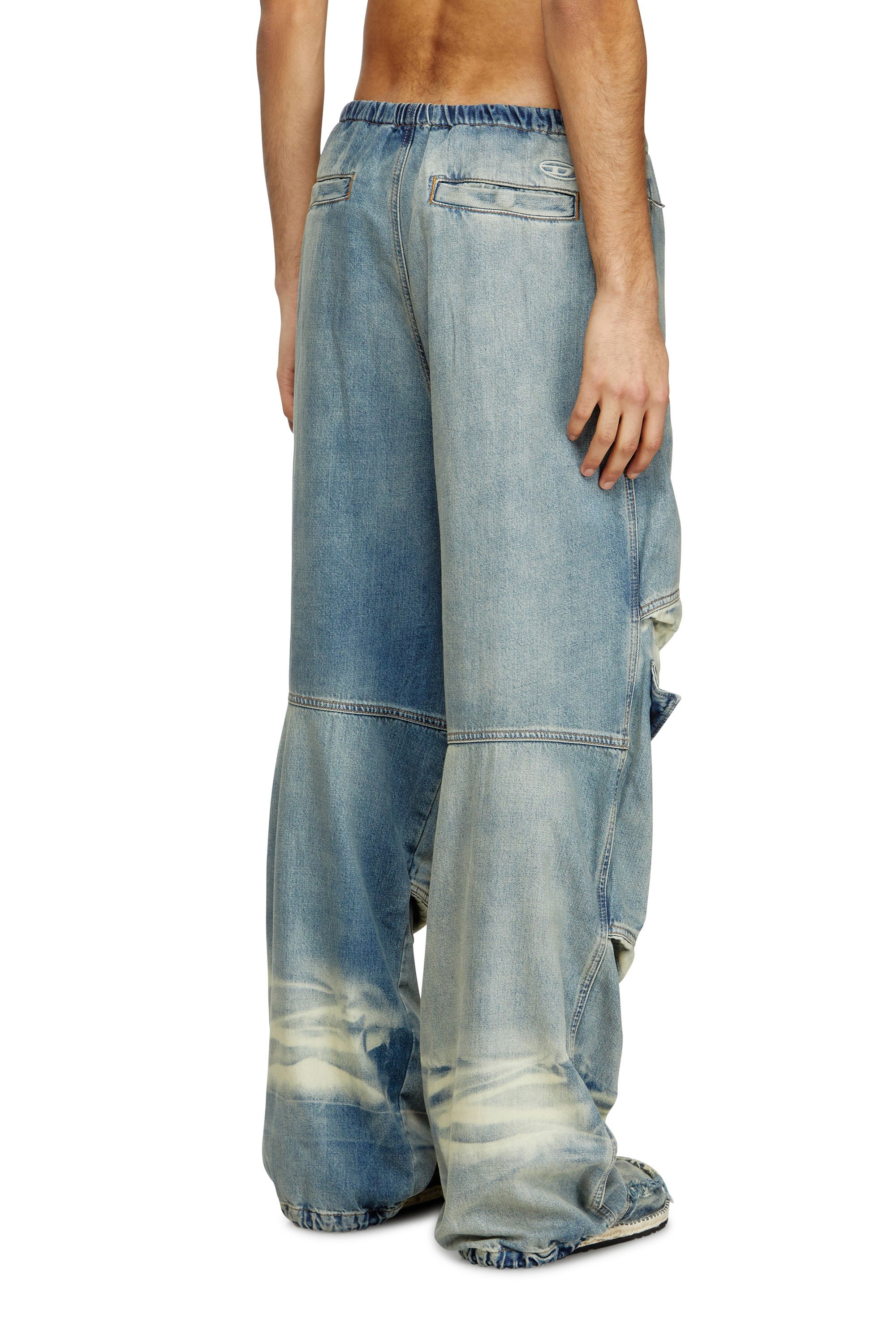 Diesel - Relaxed Jeans D-Dayetz 0ABDF Unisex, Blu Chiaro - Image 4