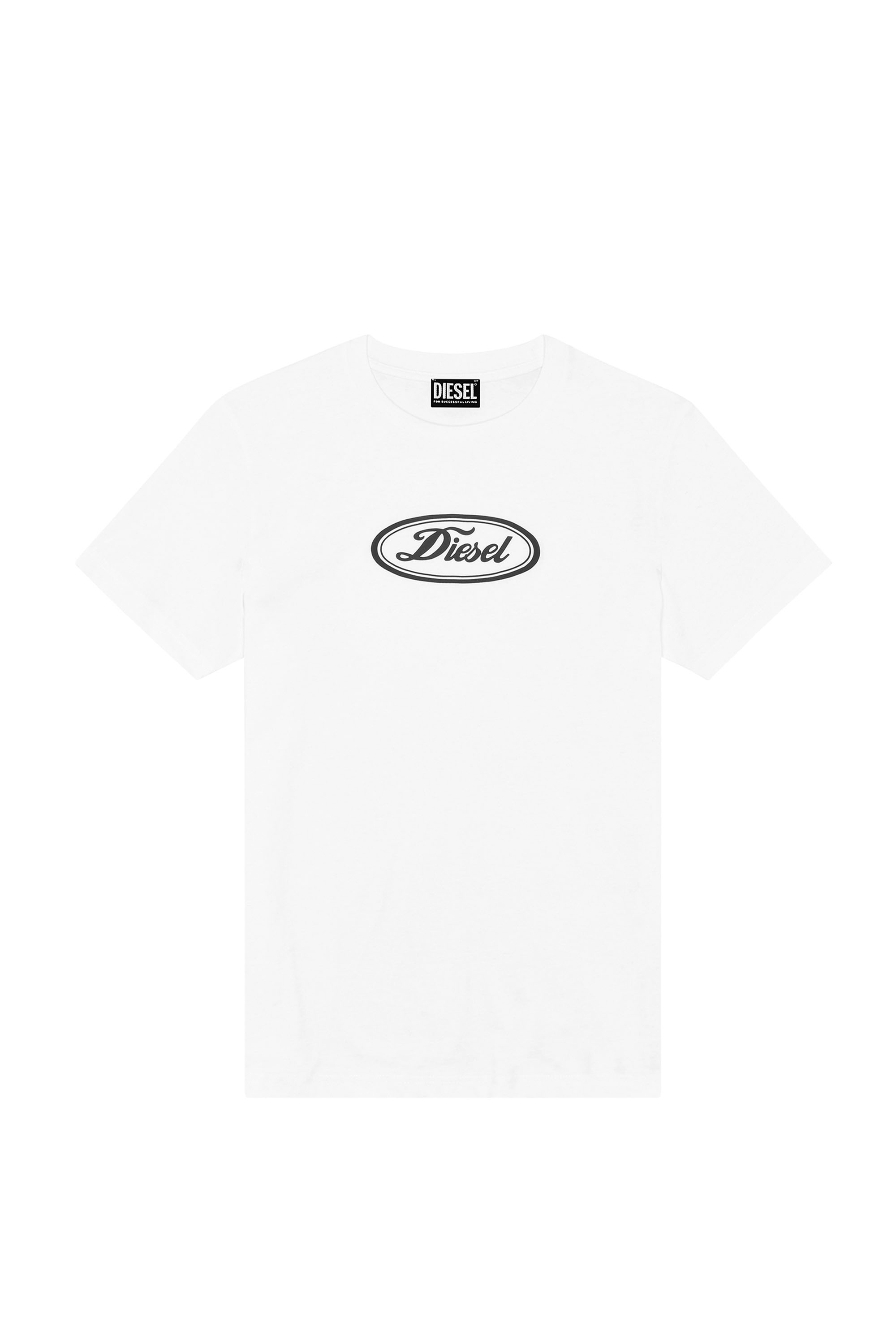 T-DIEGOR-C14, Bianco - T-Shirts