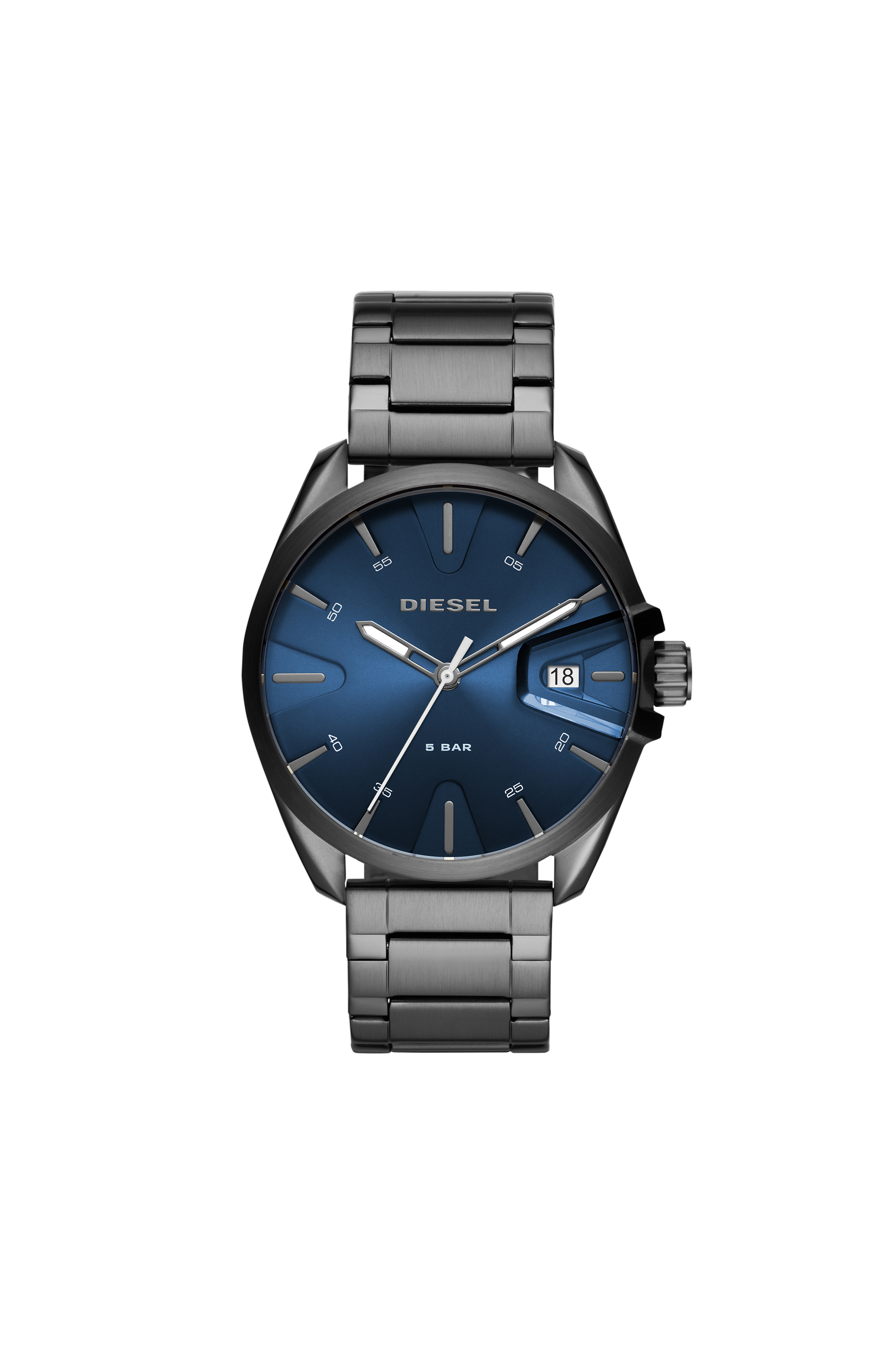 Diesel - DZ1908, Orologio a tre lancette MS9 in acciaio inossidabile grigio piombo Uomo in Grigio - 1