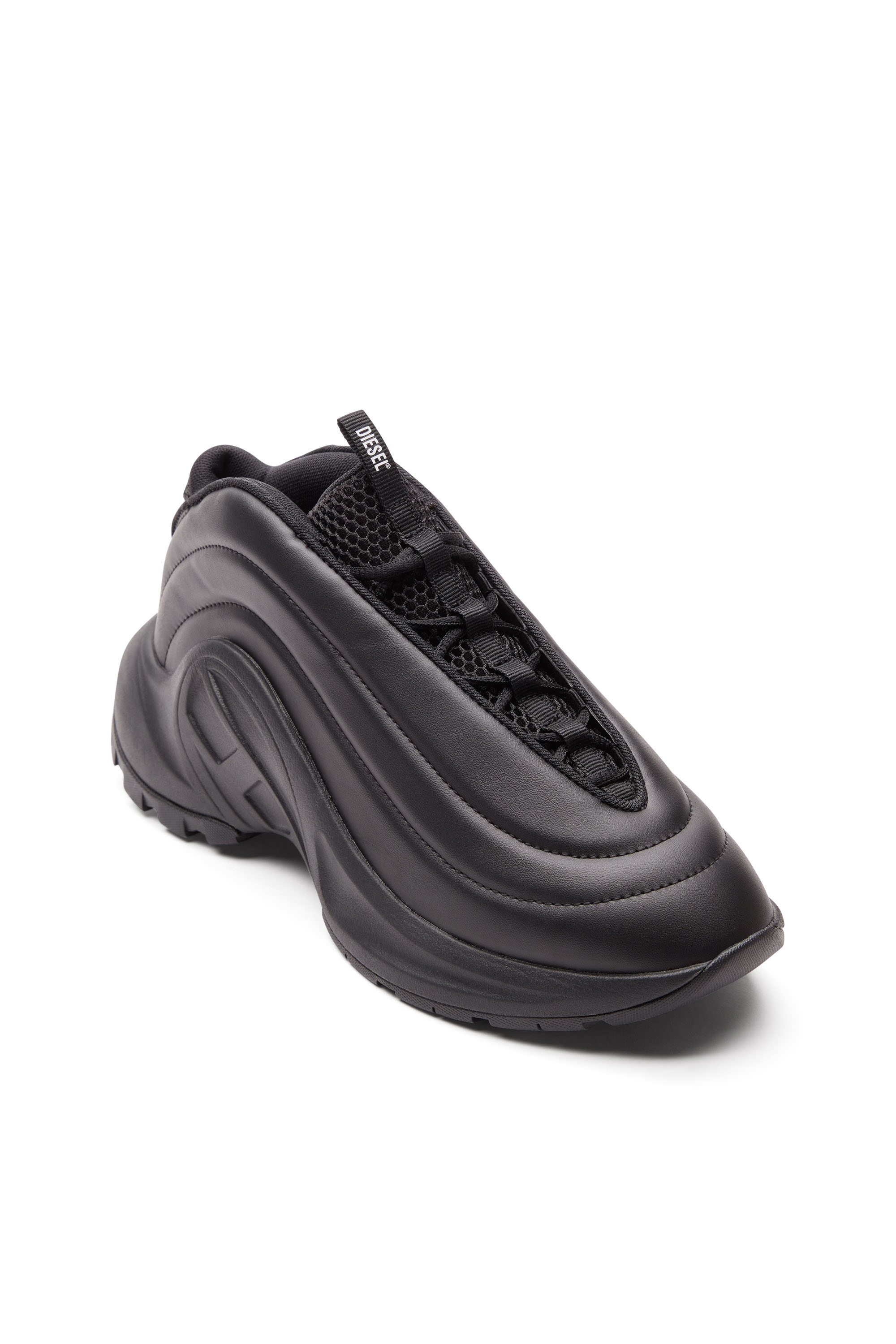 S-D-RUNNER X, Nero Diesel - S-D-RUNNER X, S-D-Runner X-Sneaker slip-on con fondo Oval D opaco Unisex in Nero - 6