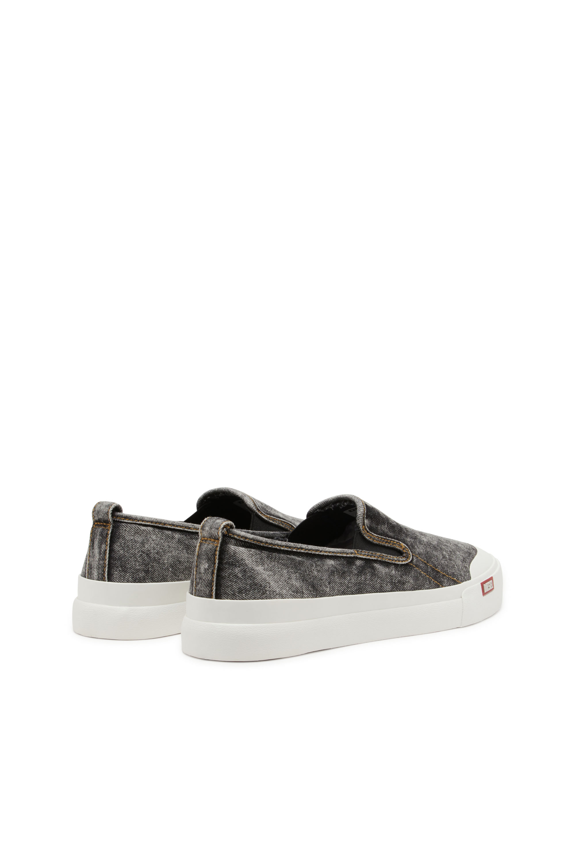 Diesel - S-ATHOS NMD SO, Sneaker slip-on in denim Uomo in Nero - 3