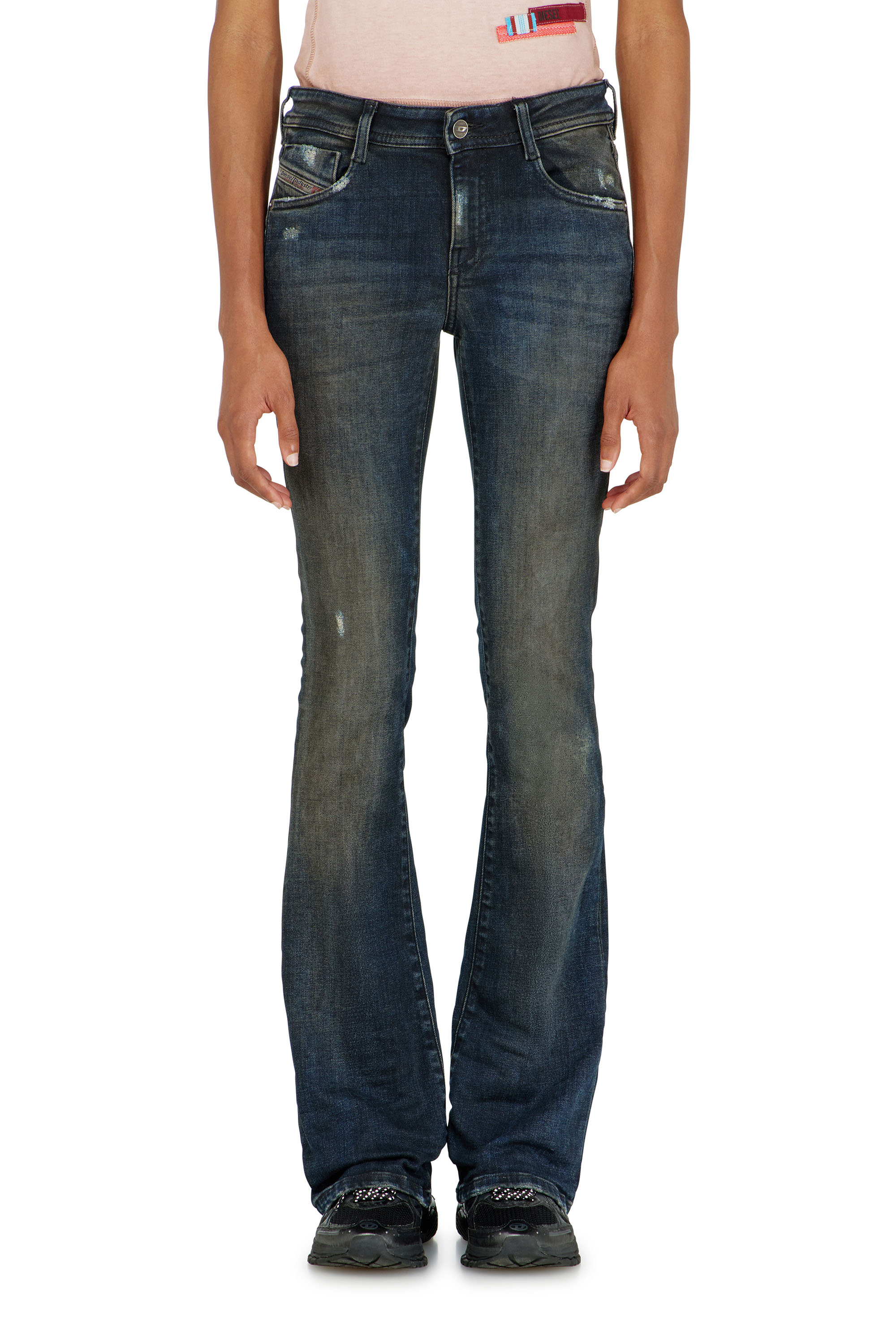 Diesel - Bootcut Jeans 1969 D-Ebbey 09P69 Donna, Blu Scuro - Image 4