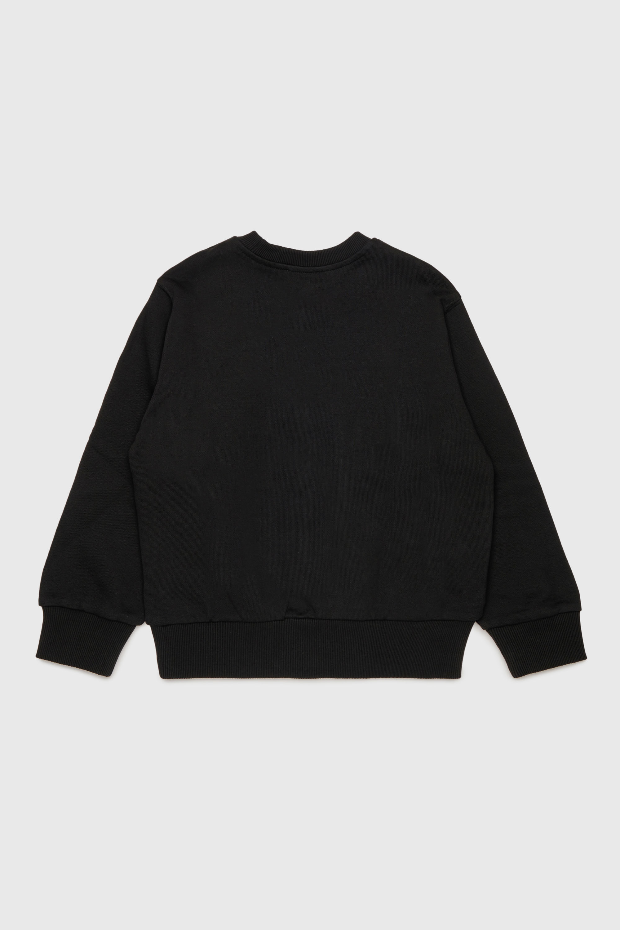 Diesel - SXGIN OVER, Felpa con piccolo logo applicato Unisex in Nero - 2