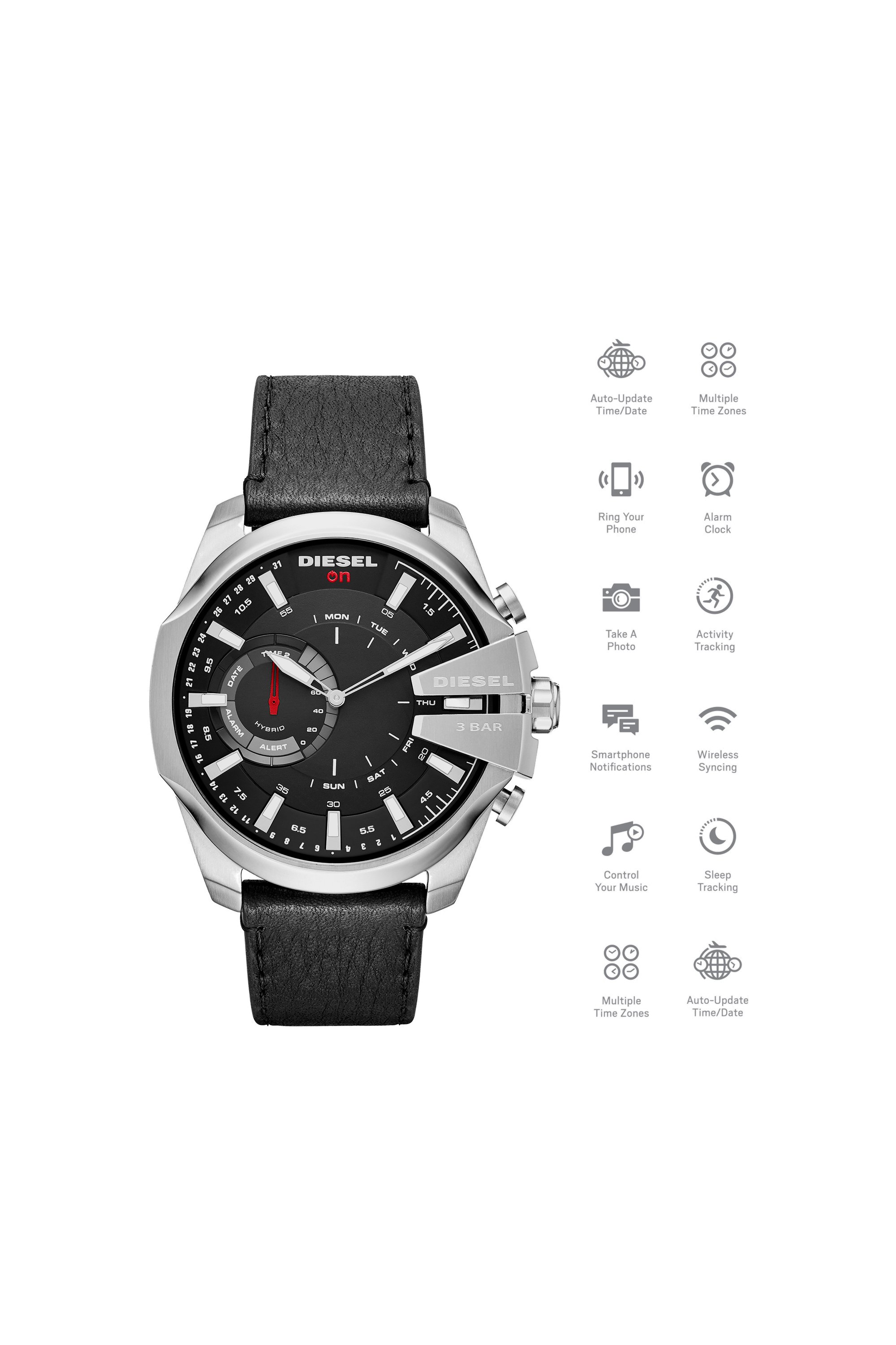 DT1010 Man Mega Chief Hybrid black smartwatch Diesel