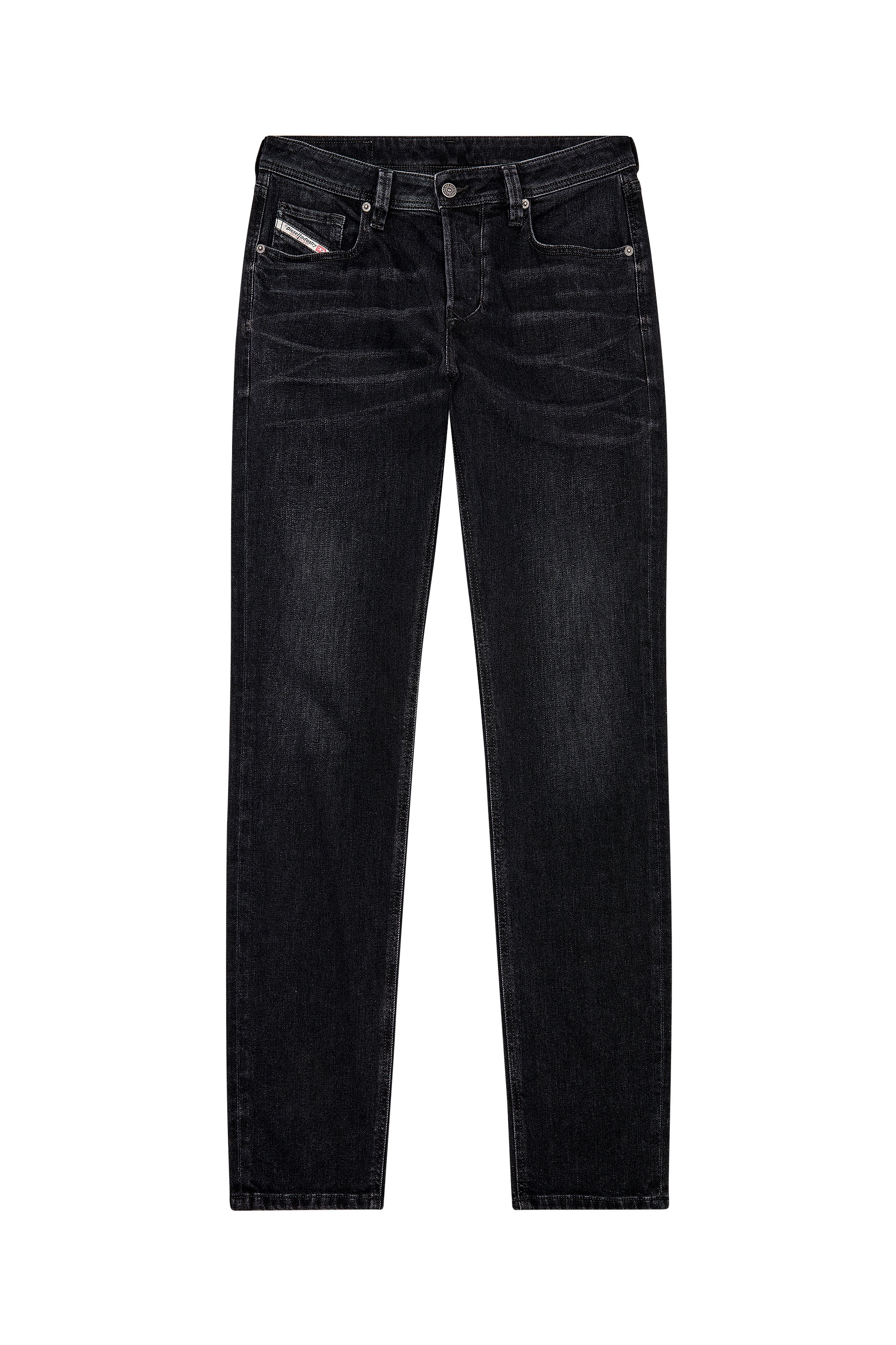 Diesel - Regular Jeans 1986 Larkee-Beex 09D48 Uomo, Nero/Grigio scuro - Image 2