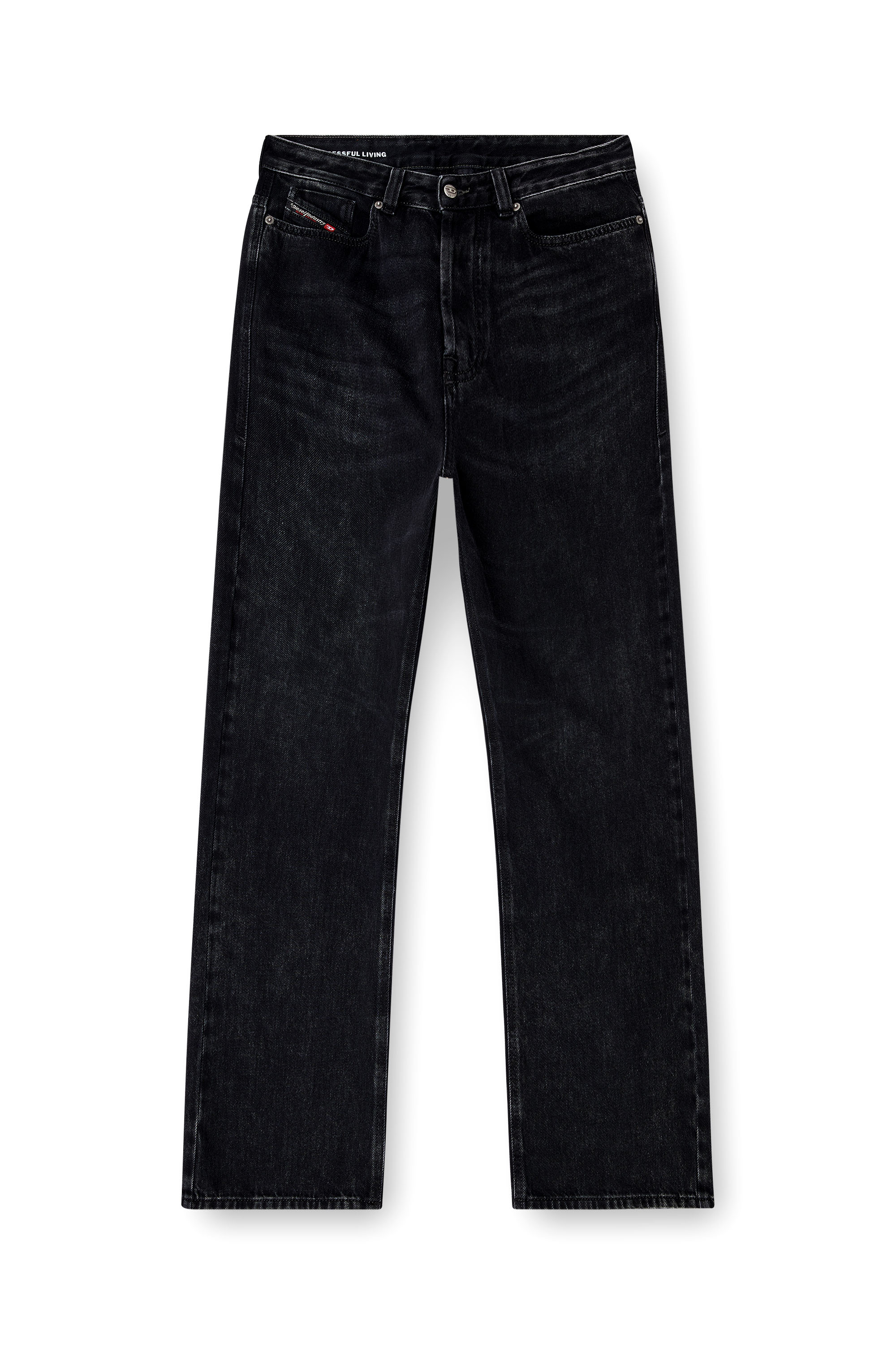 Diesel - Relaxed Jeans 1980 D-Eeper 09P09 Uomo, Nero/Grigio scuro - Image 3