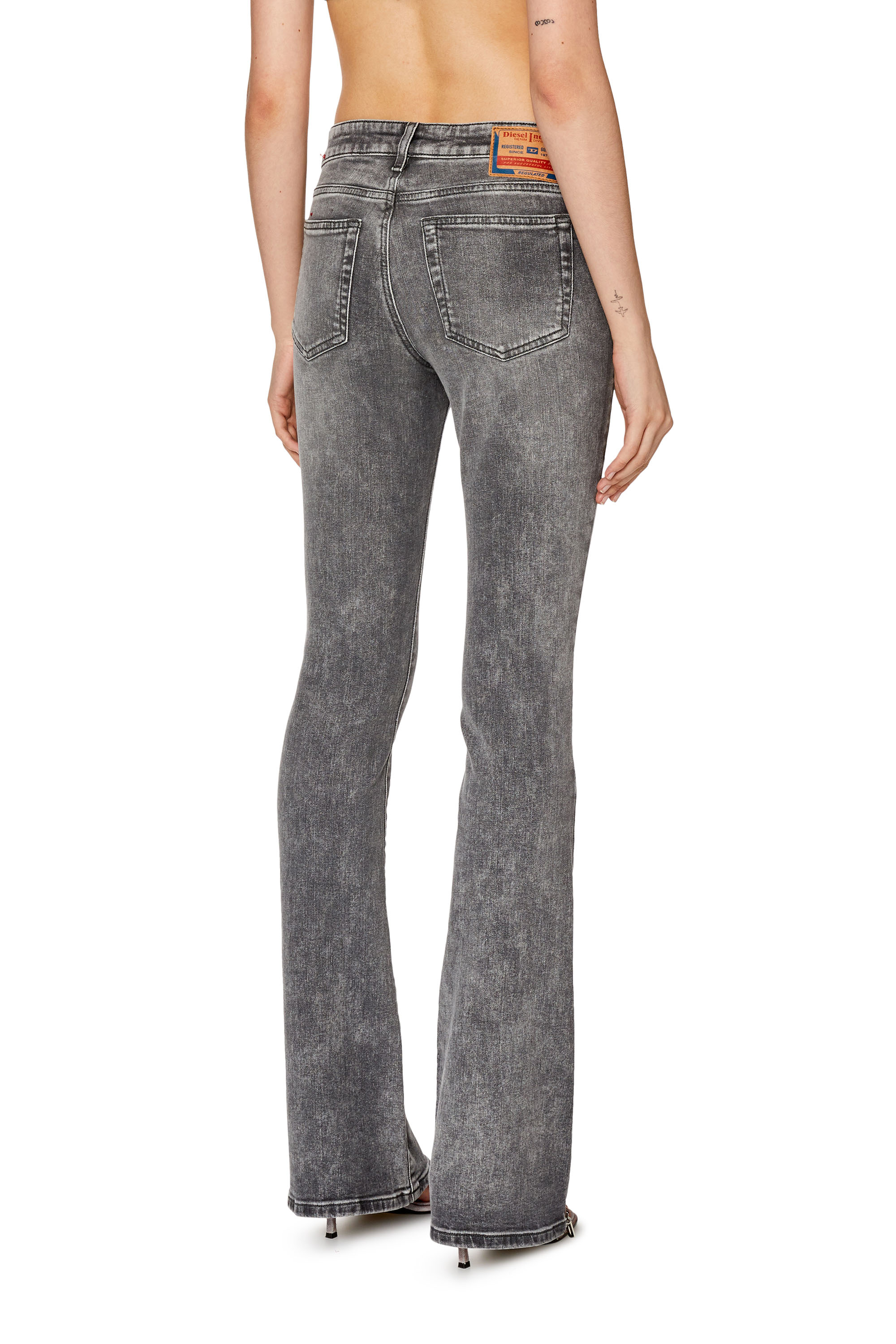 Diesel - Bootcut and Flare Jeans 1969 D-Ebbey 0ENAQ, Grigio - Image 2