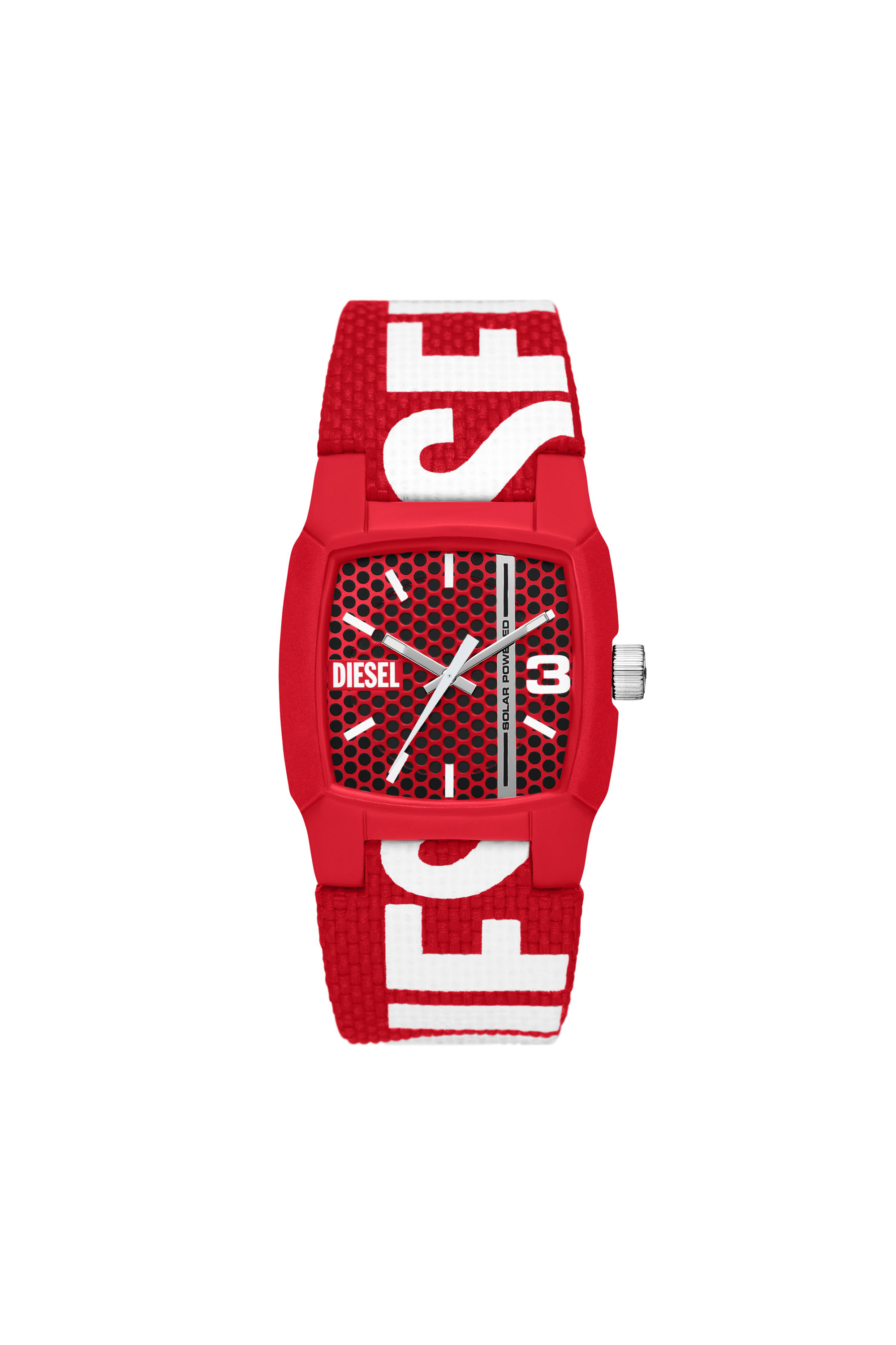 Diesel - DZ2168, Orologio Cliffhanger Solar Red Uomo in Rosso - 1