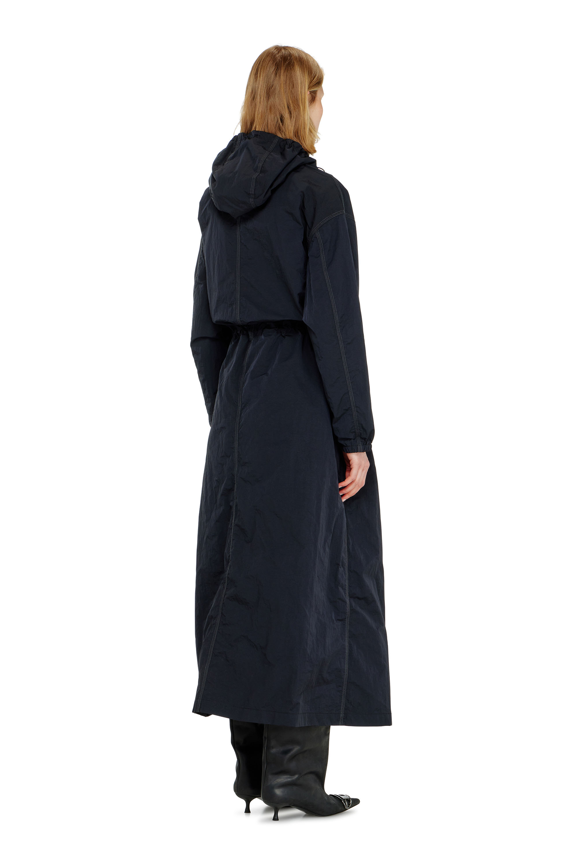 Diesel - G-ASTER-T1, Trench in nylon con cappuccio rimovibile Donna in ToBeDefined - 4