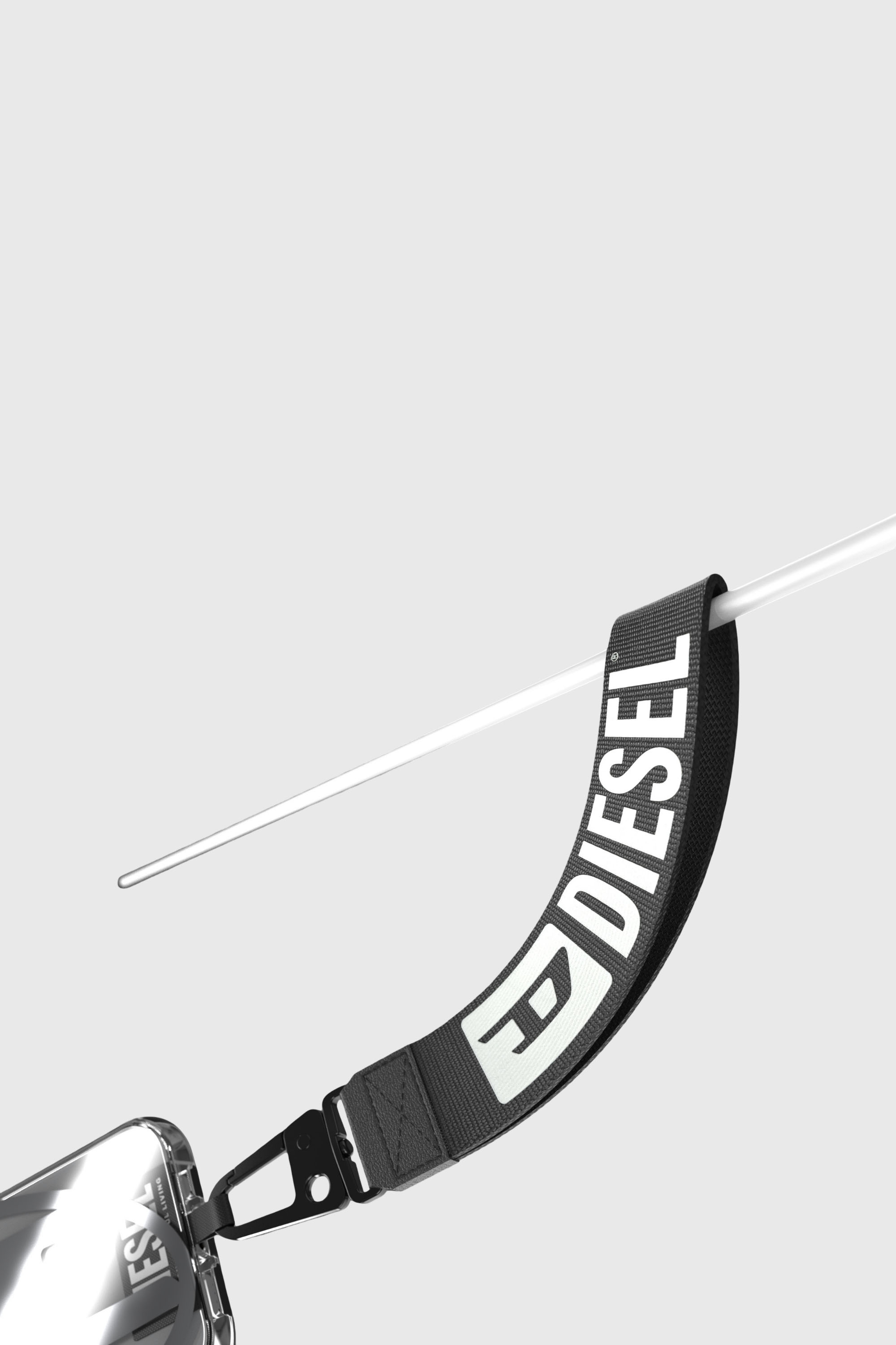 Diesel - 60191 WRIST STRAP, Cinturino universale porta smartphone Unisex in Nero - 3