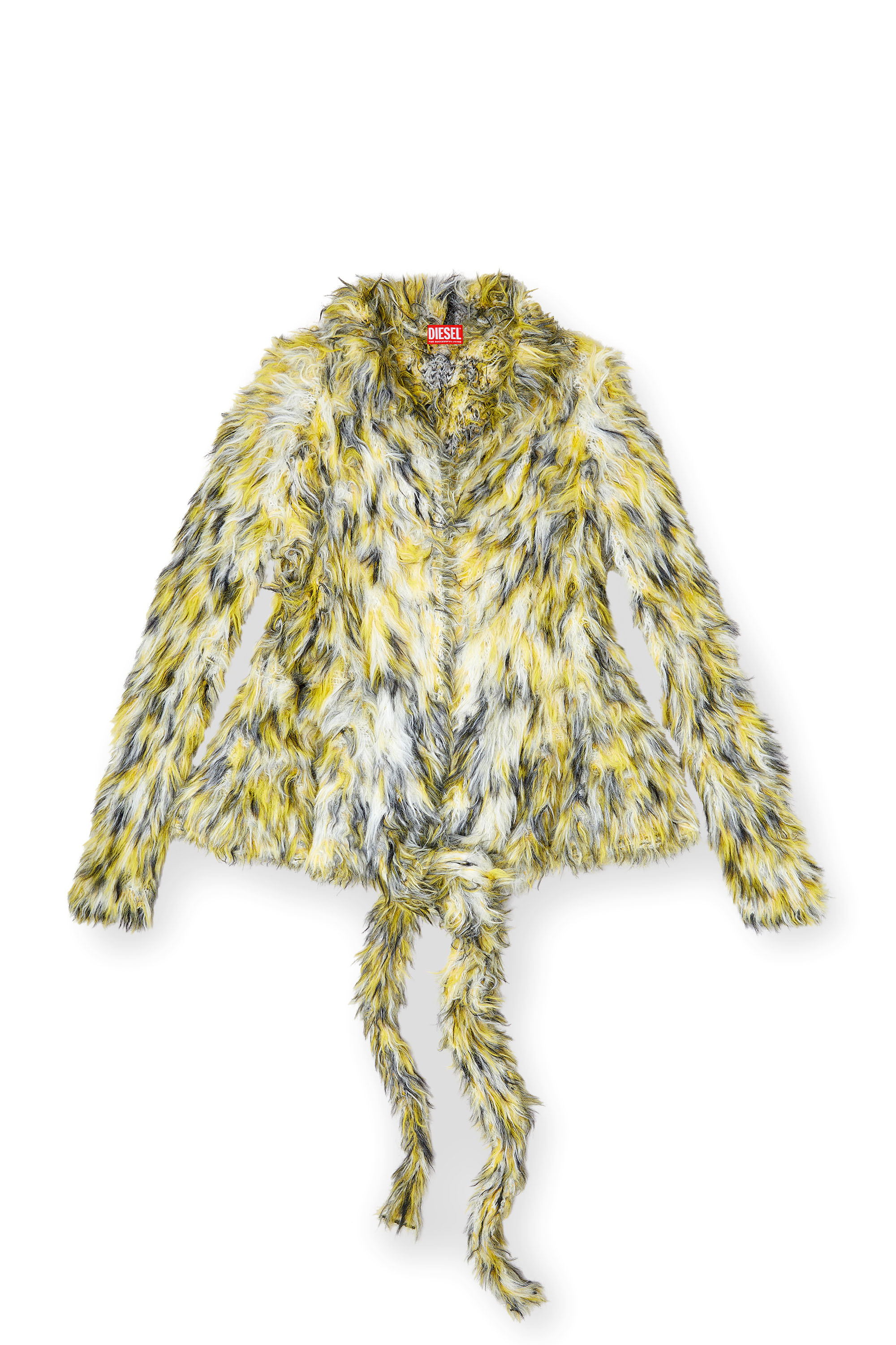 Diesel - M-ANNAINE, Gardigan aperto in maglia fluffy Donna in Multicolor - 3