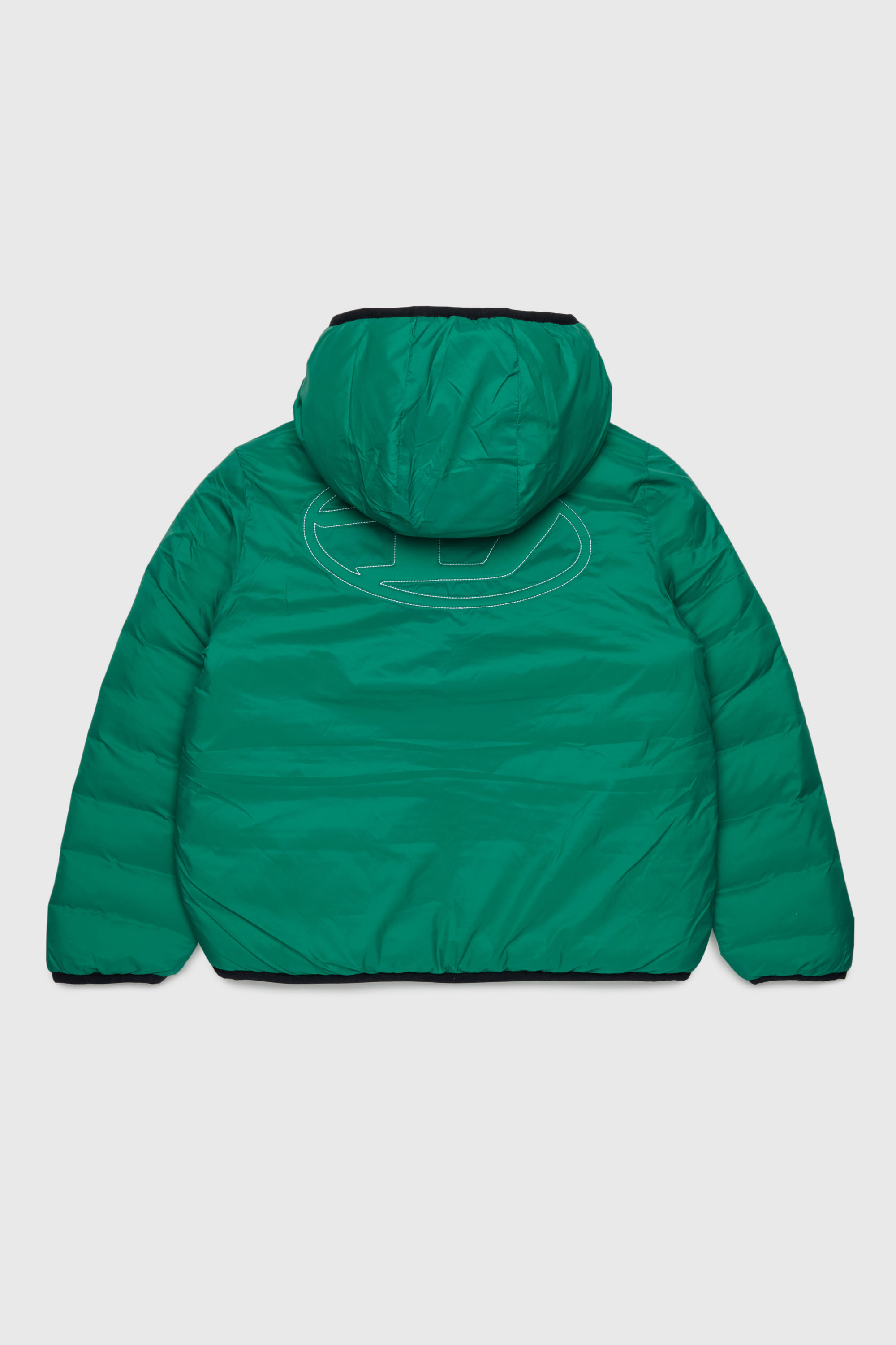 Diesel - JOSIPLS, Giacca con cappuccio in nylon imbottito Unisex in Verde - 2